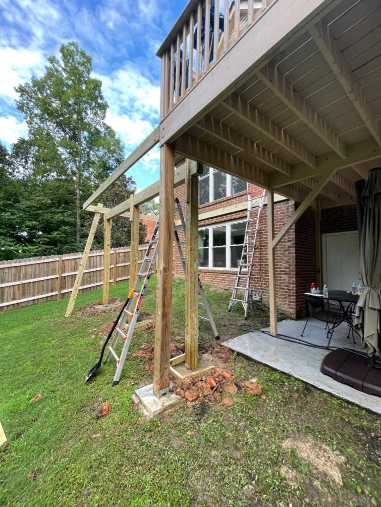 Aspen Lake - Covered Porch by Pillar and Pine
