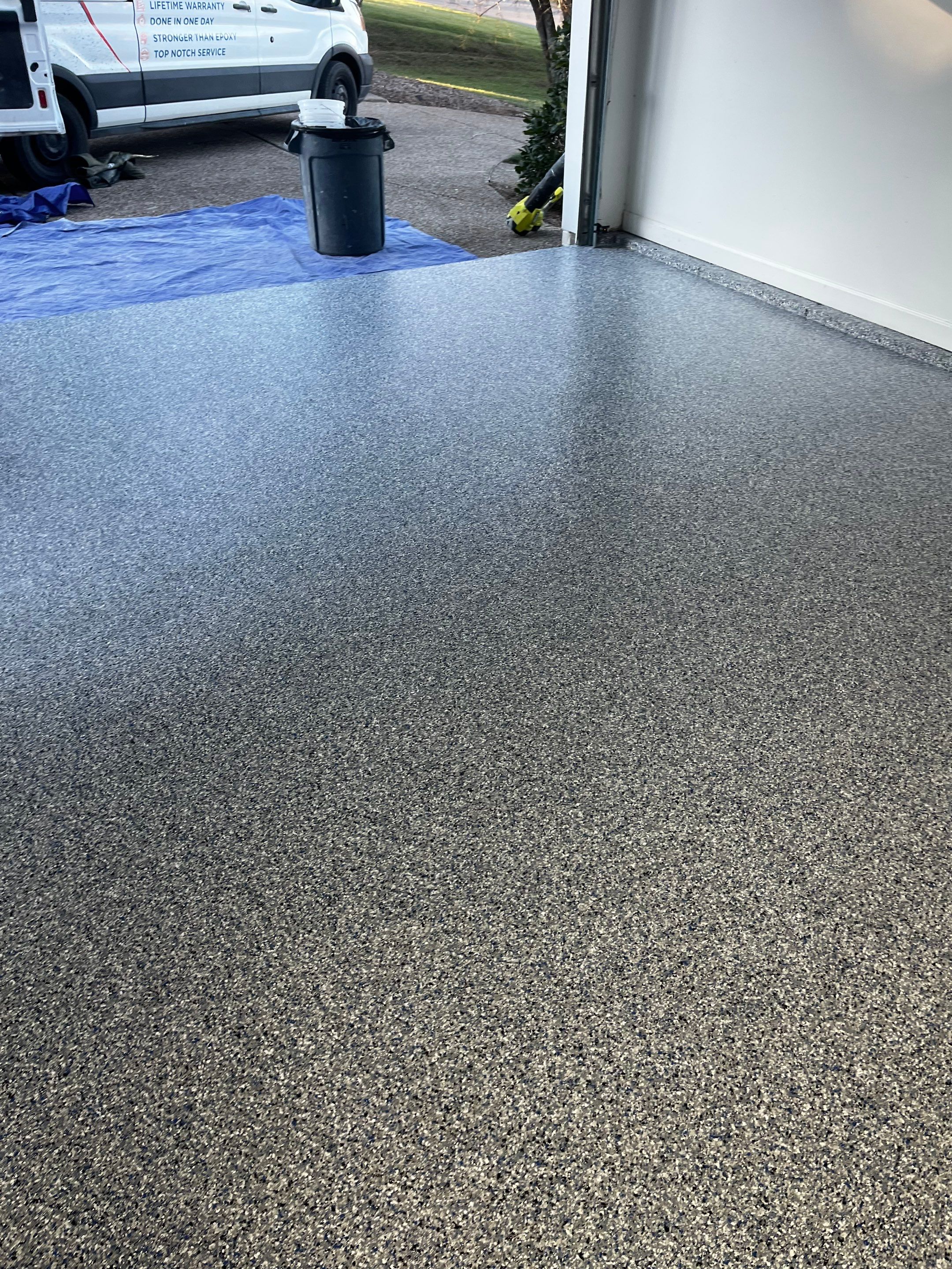 Garage Floor Coating using Steamboat by My Garage Floor Guys