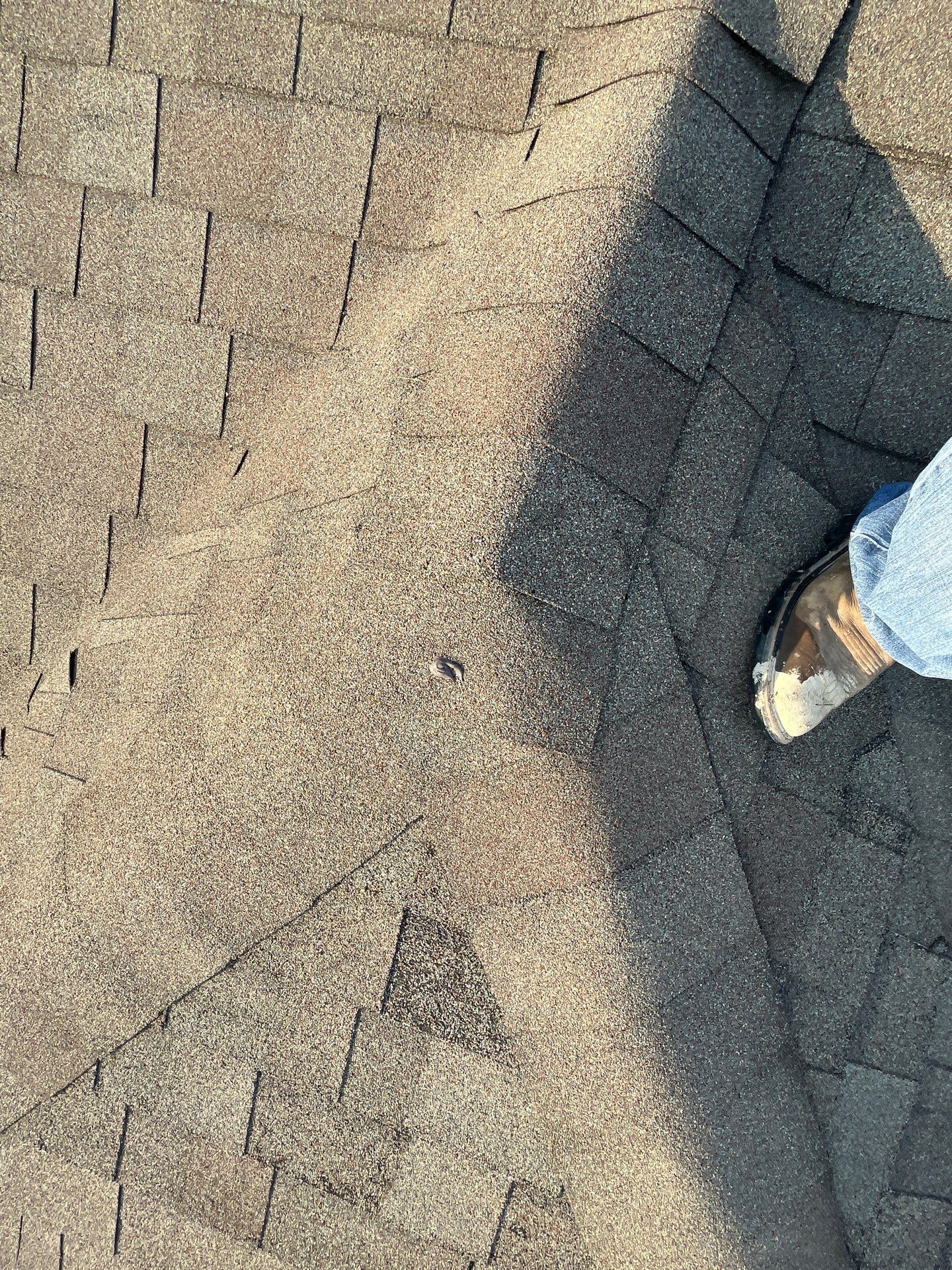 Hail Damage using Owen's Corning Duration (Lifetime) Shingles by Roof Repair Company