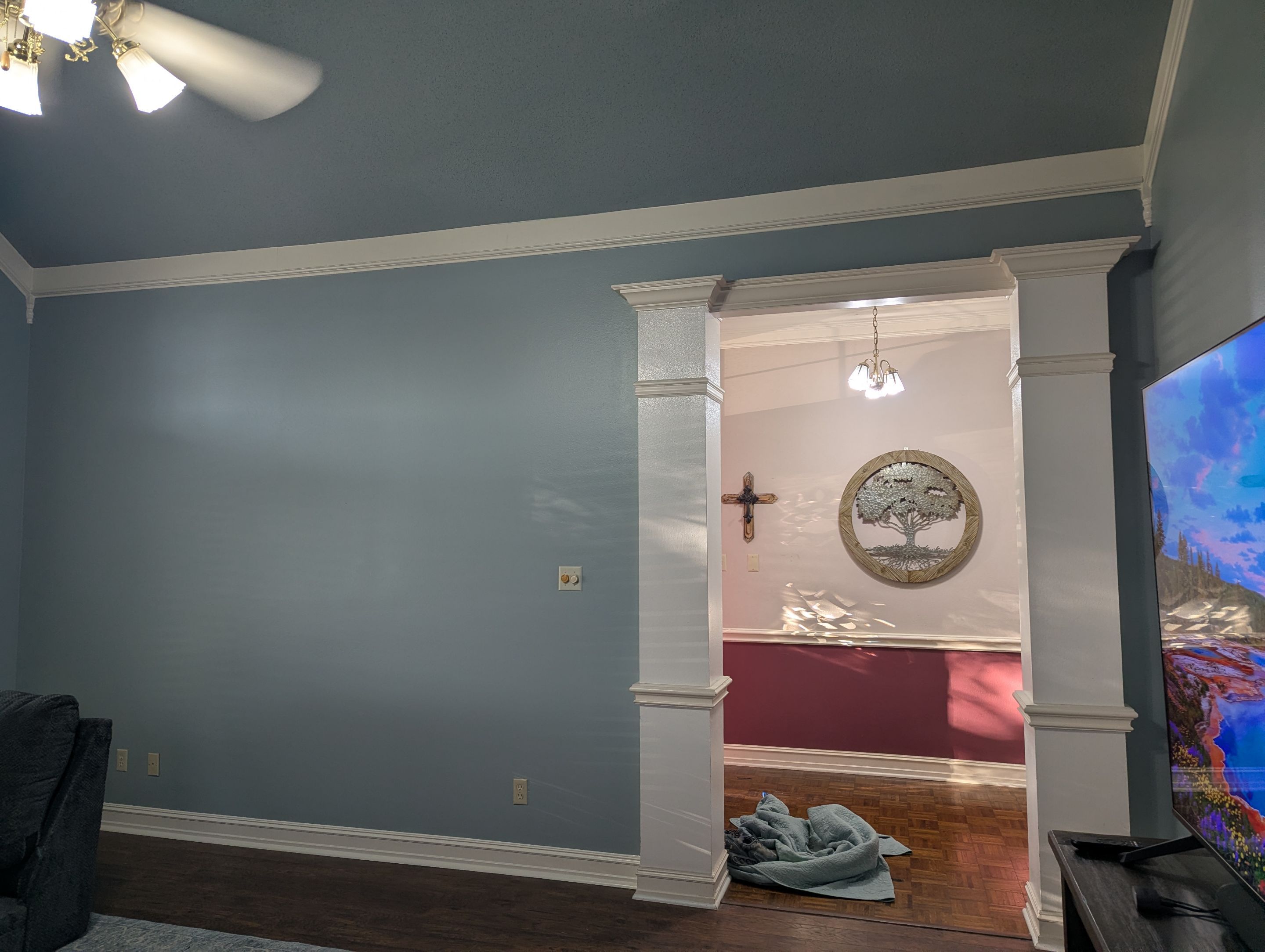 From Dark Burgundy to Fresh & Bright | Longview, TX Interior Painting by Quality Coats Painting