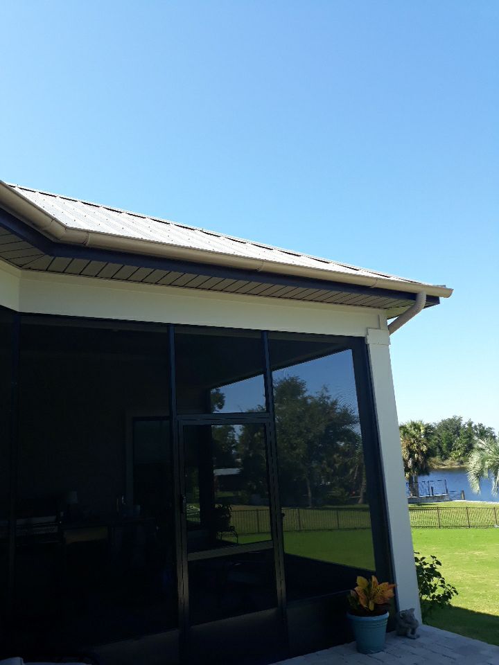 Gutter Installation using Half Round Seamless Gutters by Gutter Professors