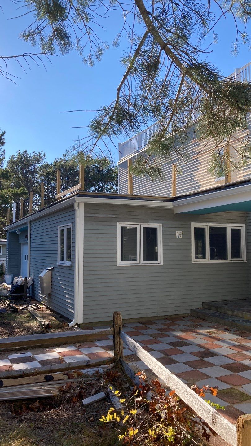 Wellfleet, Ma Gutter Installation using 6" K-Style Aluminum Gutter with Duo Pro by Gutter Pro Enterprises