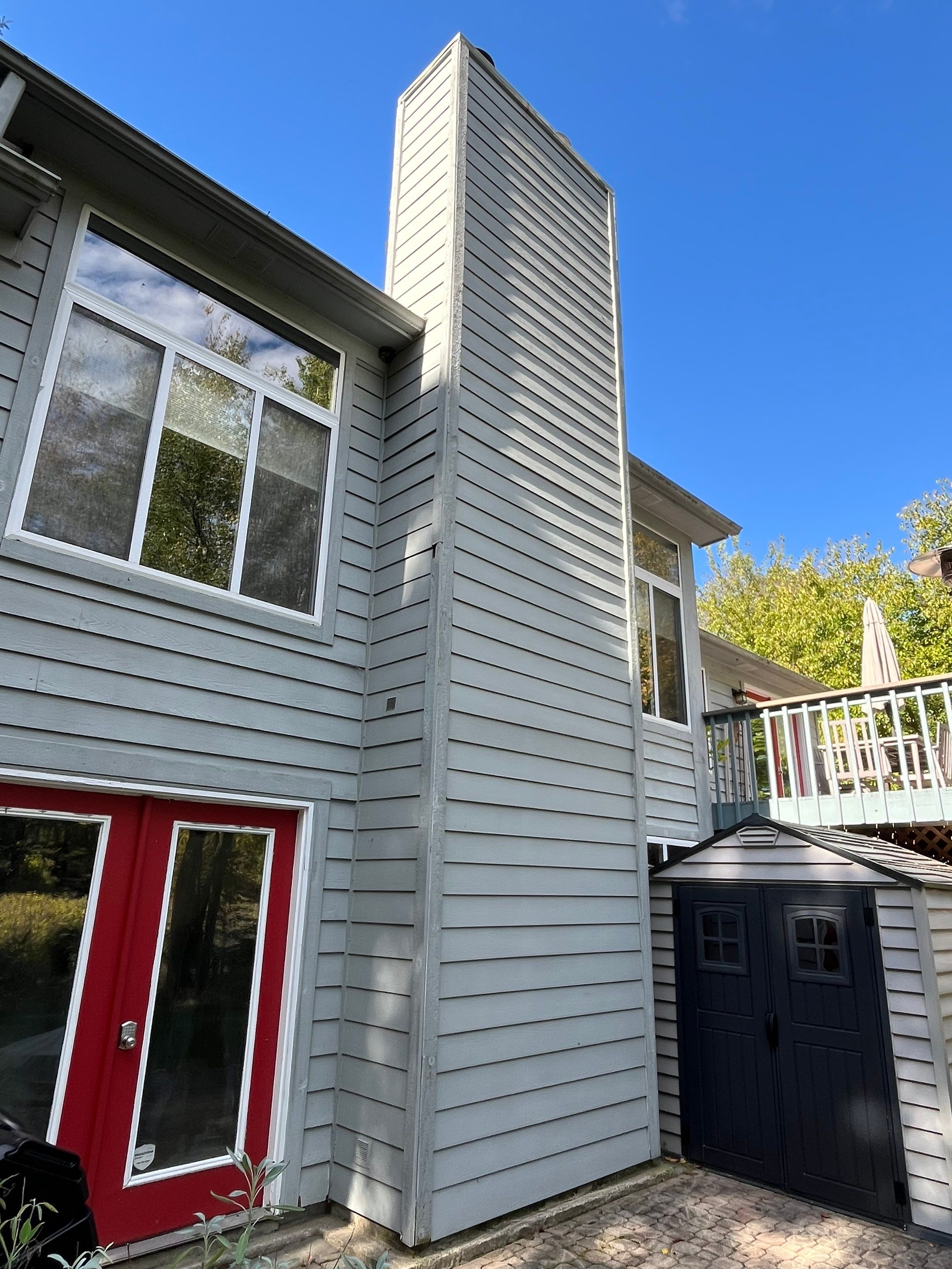 Siding Replacement using Ascend Laguna Blue by 180 Contractors