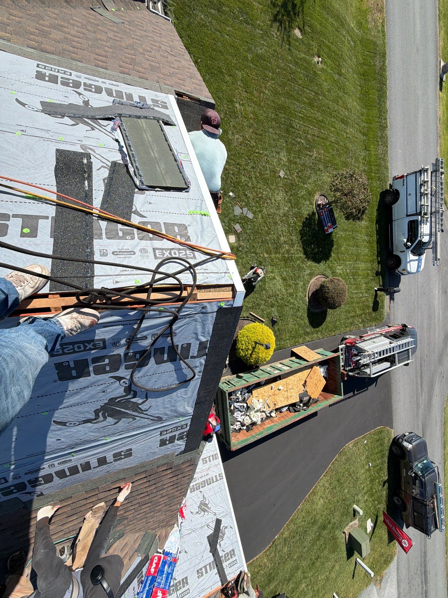 Residential Roof Installation Featuring GAF Timberline HD Shingles in Chambersburg by Teflon Roofing