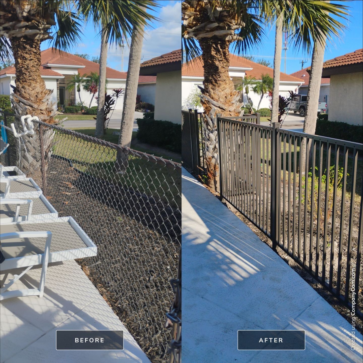 Bronze Commercial Aluminum Pool Fence for Sorrento Place Condos by True Fence LLC