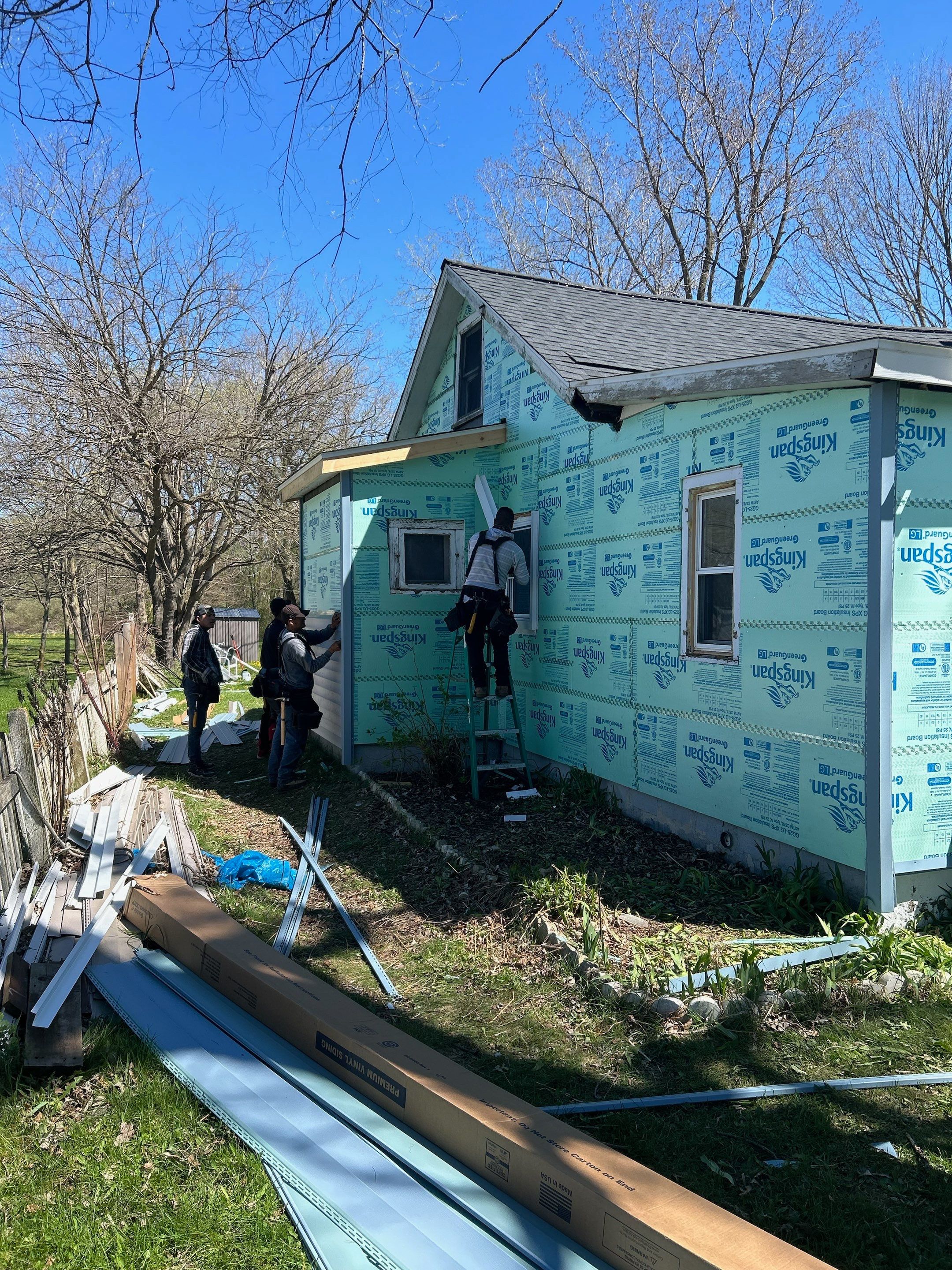 Siding Replacement using Alside Oddysee D4 by 180 Contractors