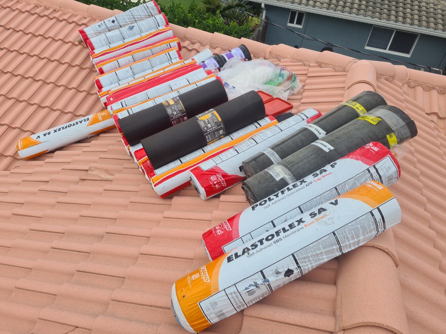 Residential Roofing Installation using 1" Nail strip metal roof by BLUES BROTHERS CONSTRUCTION CORP