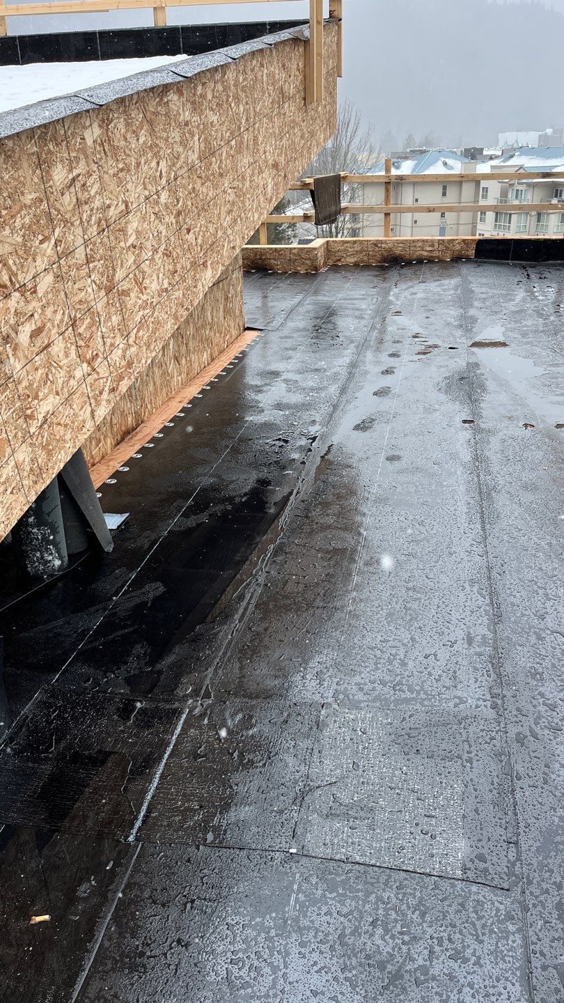 Commercial Roofing Installation using IKO 2ply sbs  by Top Notch Roofing Inc