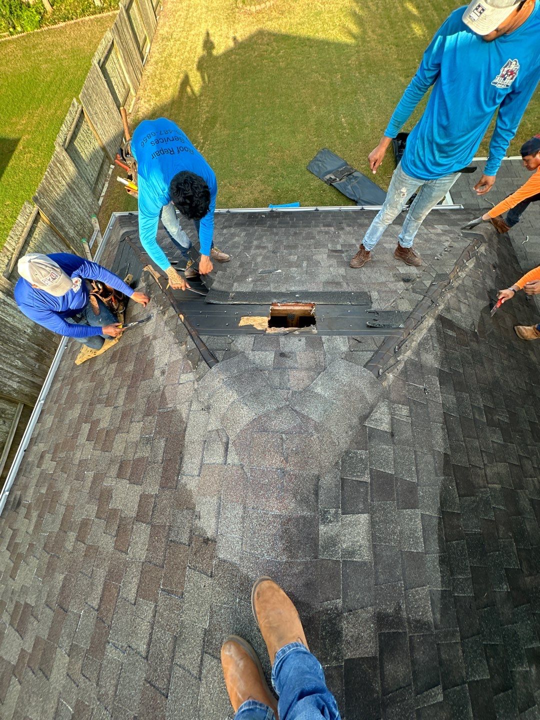 Residential Roofing Repair using Owen's Corning Duration (Lifetime) Shingles by Roof Repair Company