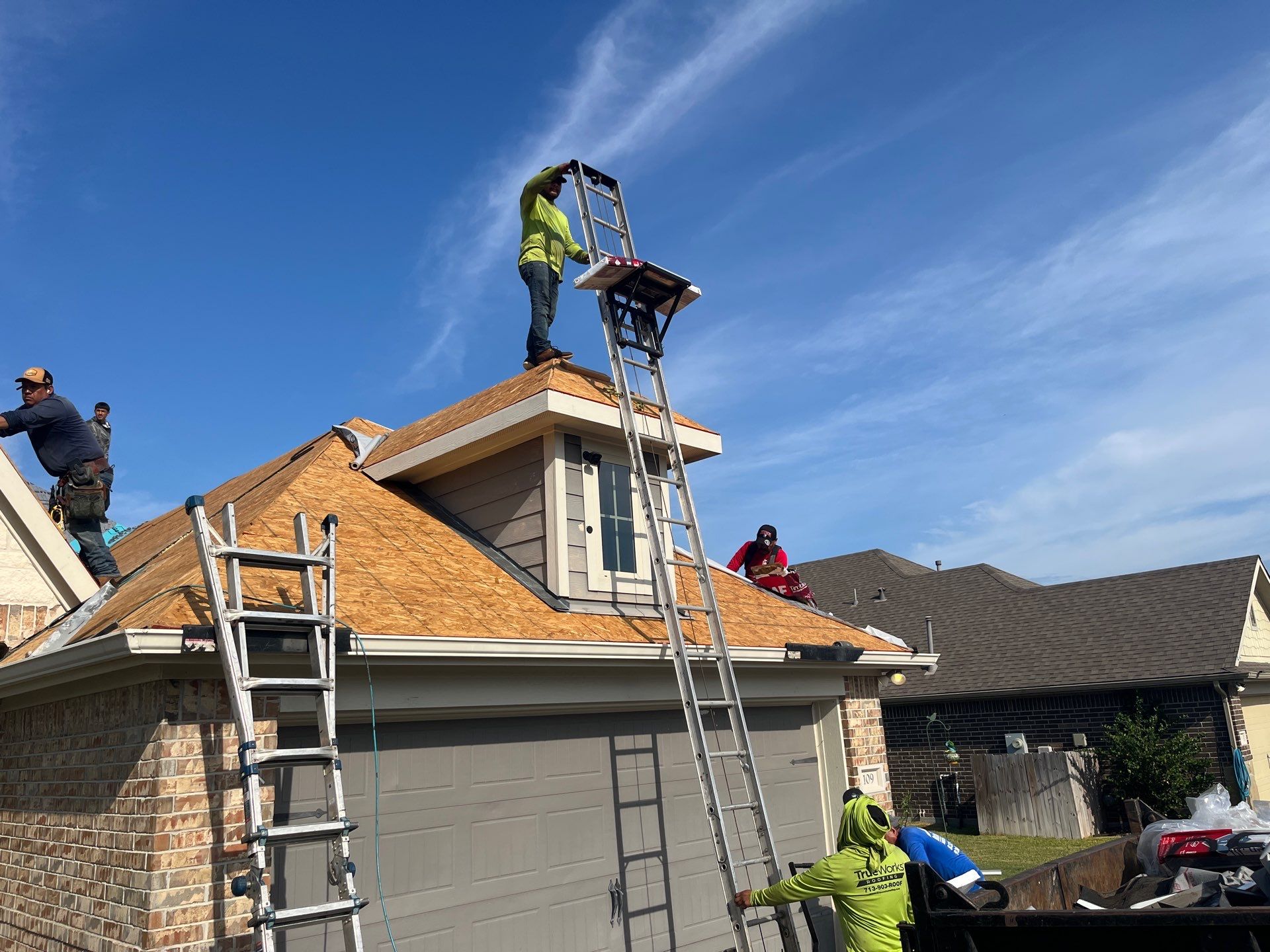 Residential Roof Replacement using GAF - NATURAL SHADOW - WEATHERED WOOD by Elite Roofing LLC