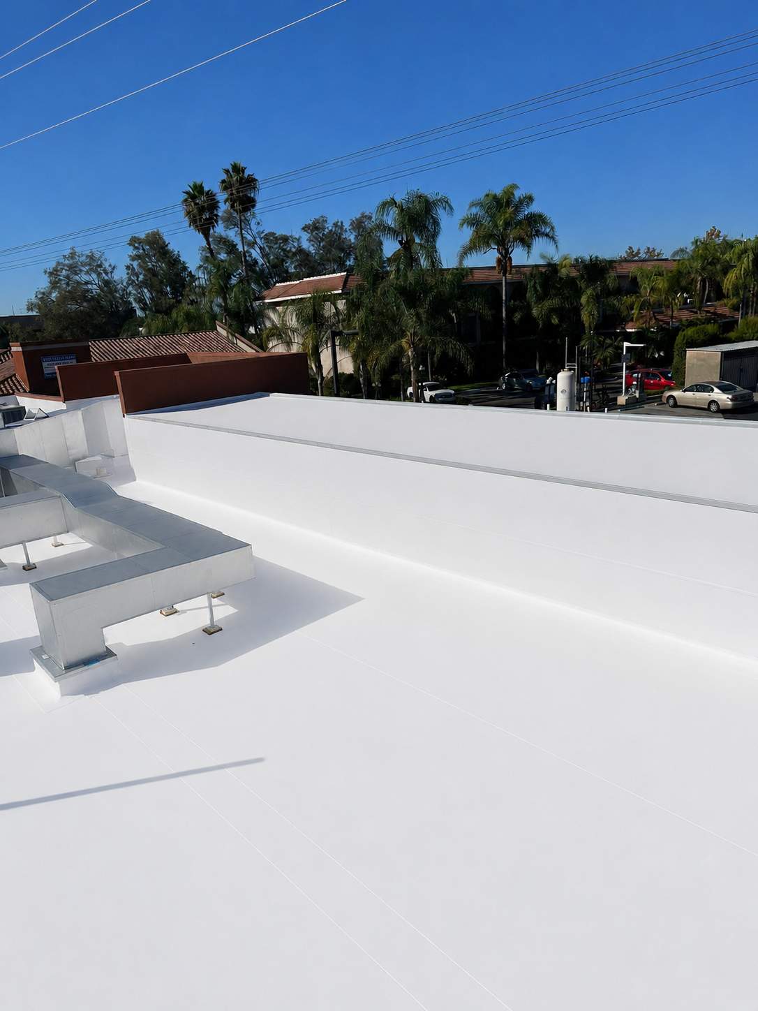 Escondido Commercial Single-Ply TPO Roof Replacement at Chipotle by Zenith Roofing Services