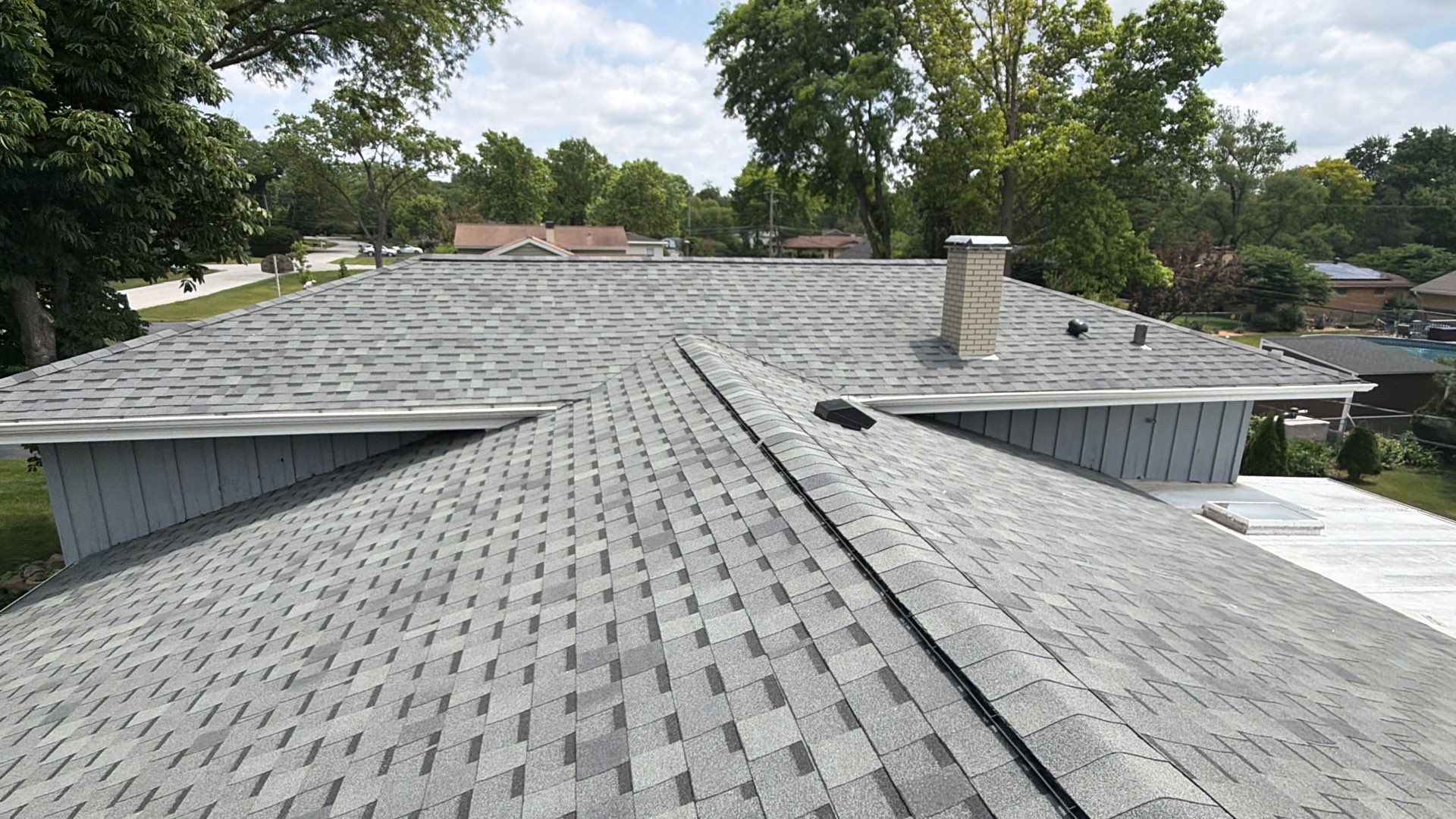 Full Residential Roof Replacement and Cupola Installation in Glen Ellyn by Pro Home Services Inc