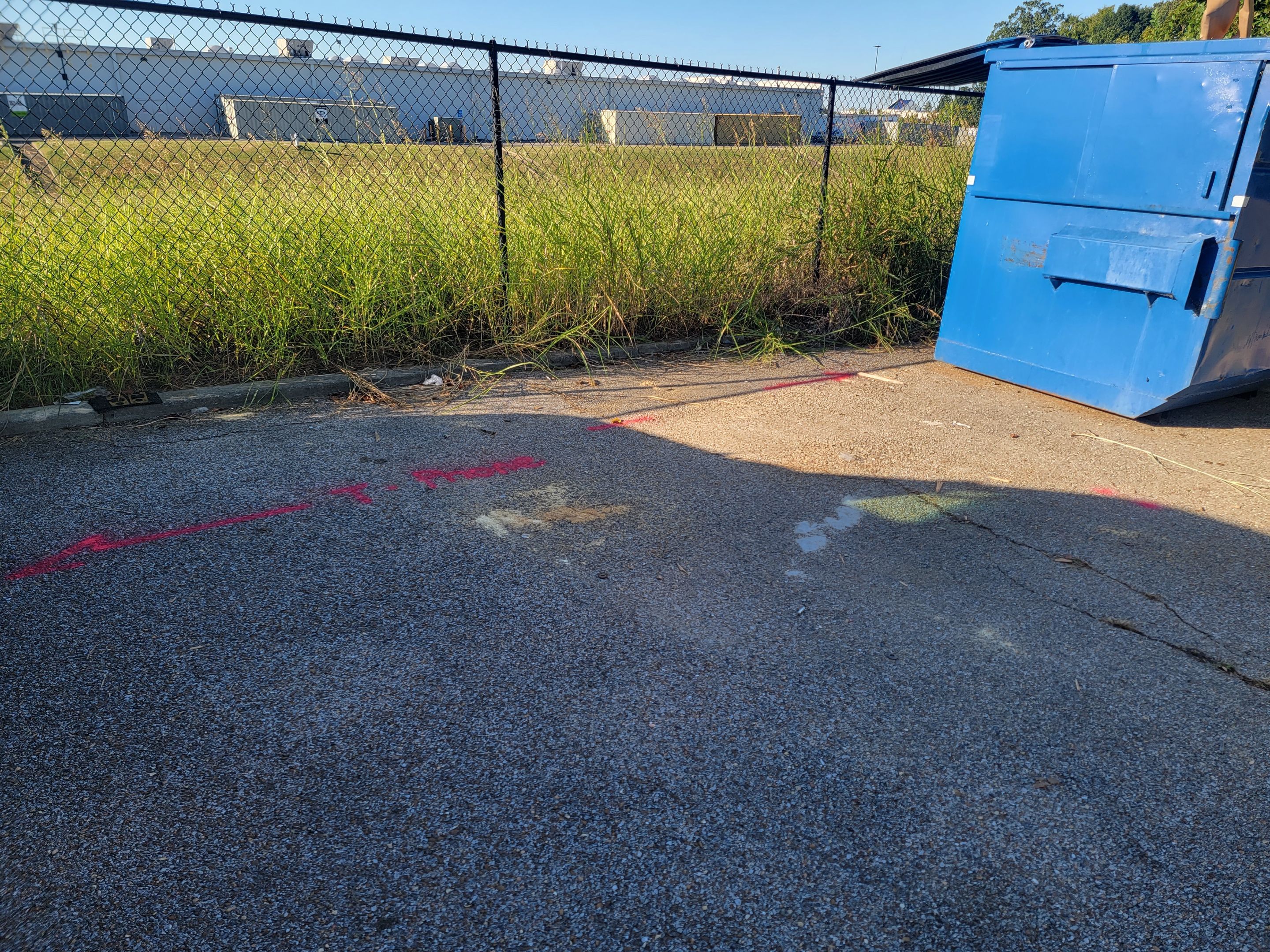Scan Parking Lot for Drain Line, Utilities and possible void by Alsip Locating Service, LLC
