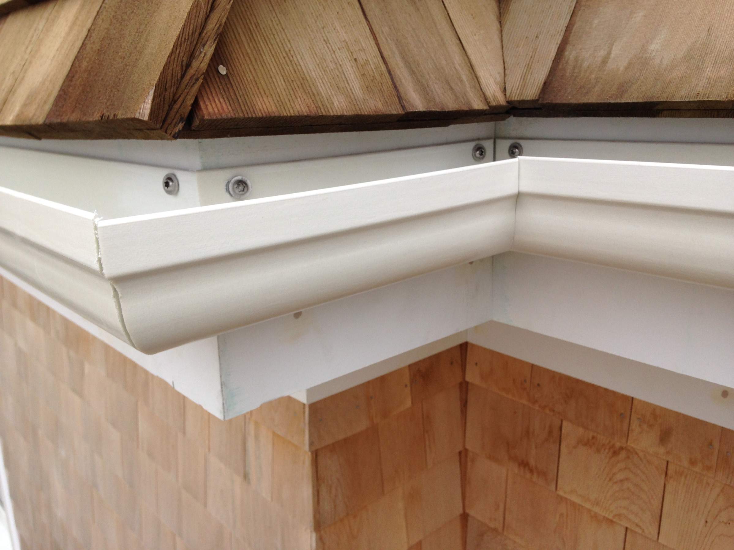 FiberGlass Gutter Installation by Gutter Pro-Chatham, MA by Gutter Pro Enterprises