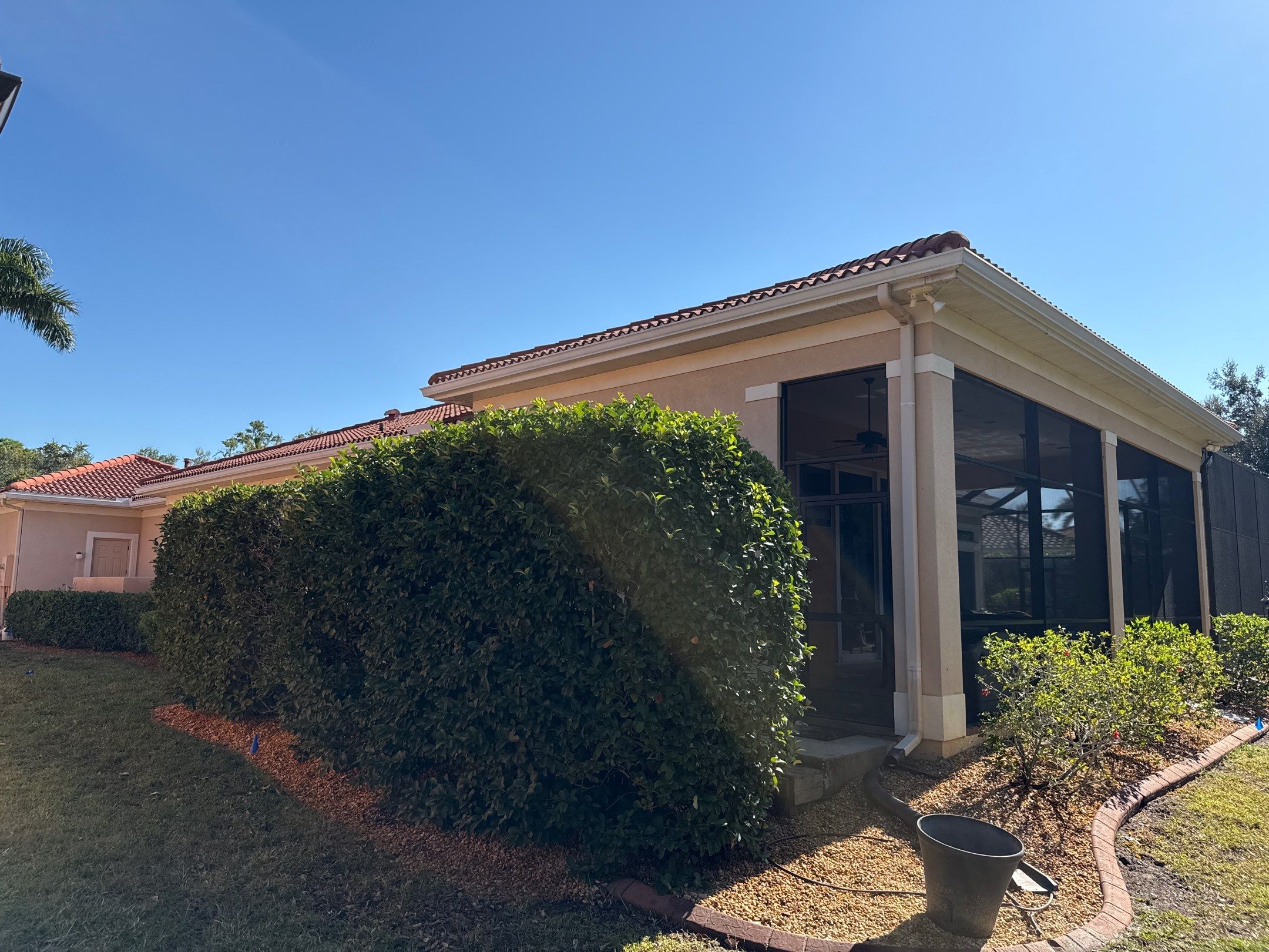 Tile Roof Cleaning & Oil Stain Removal | Tara River Place, Bradenton FL by Sunshine AquaWash