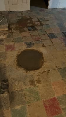 Interior drain tile system installation