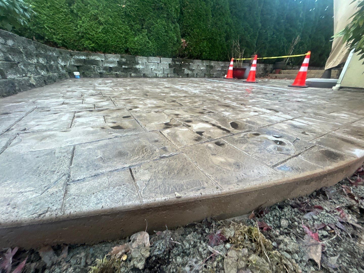 Pank | Stamped Concrete Patio  by Jireh Asphalt & Concrete Inc 