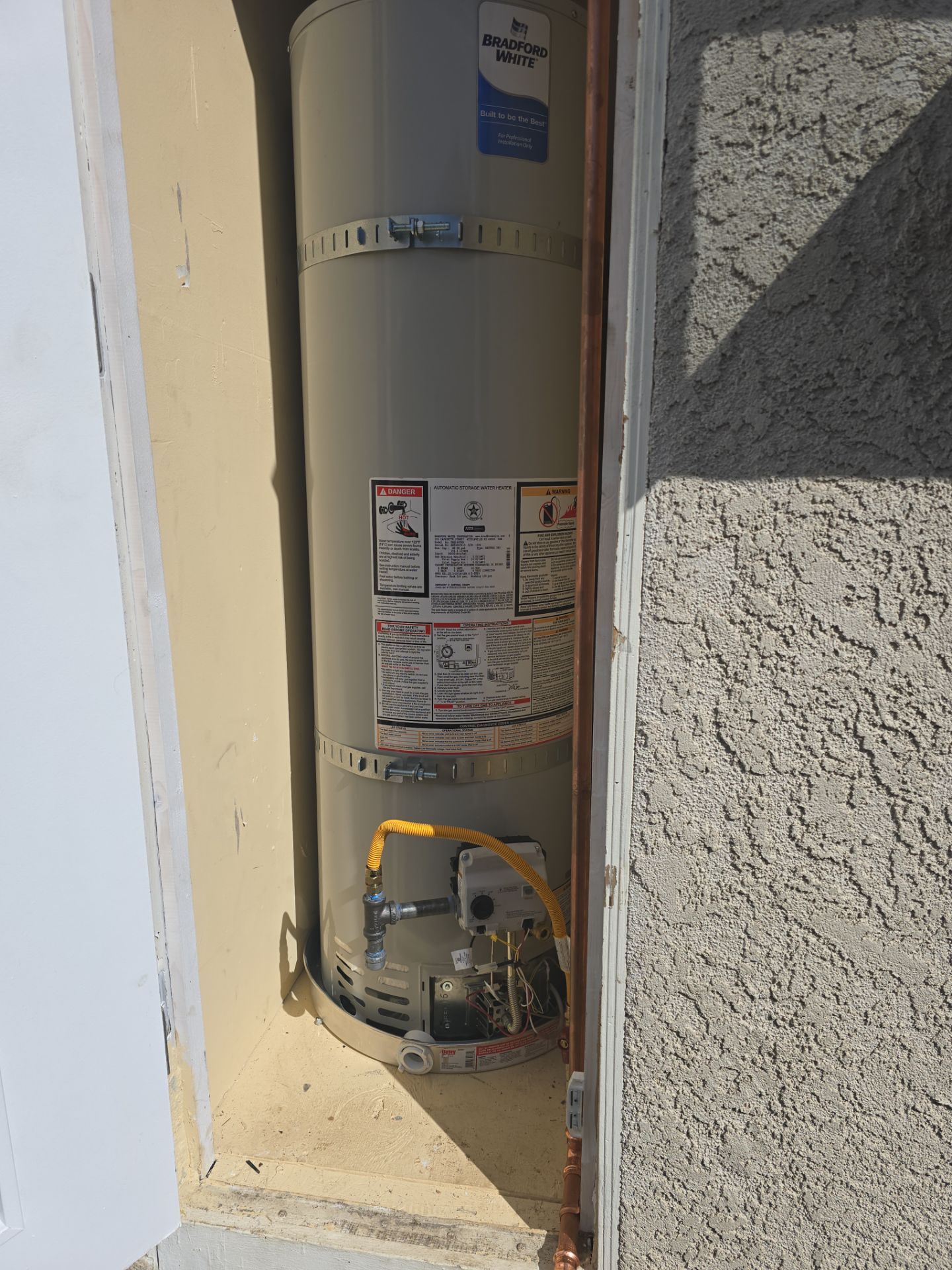 Water Heater Installation and Outside Piping by Us Plumbing
