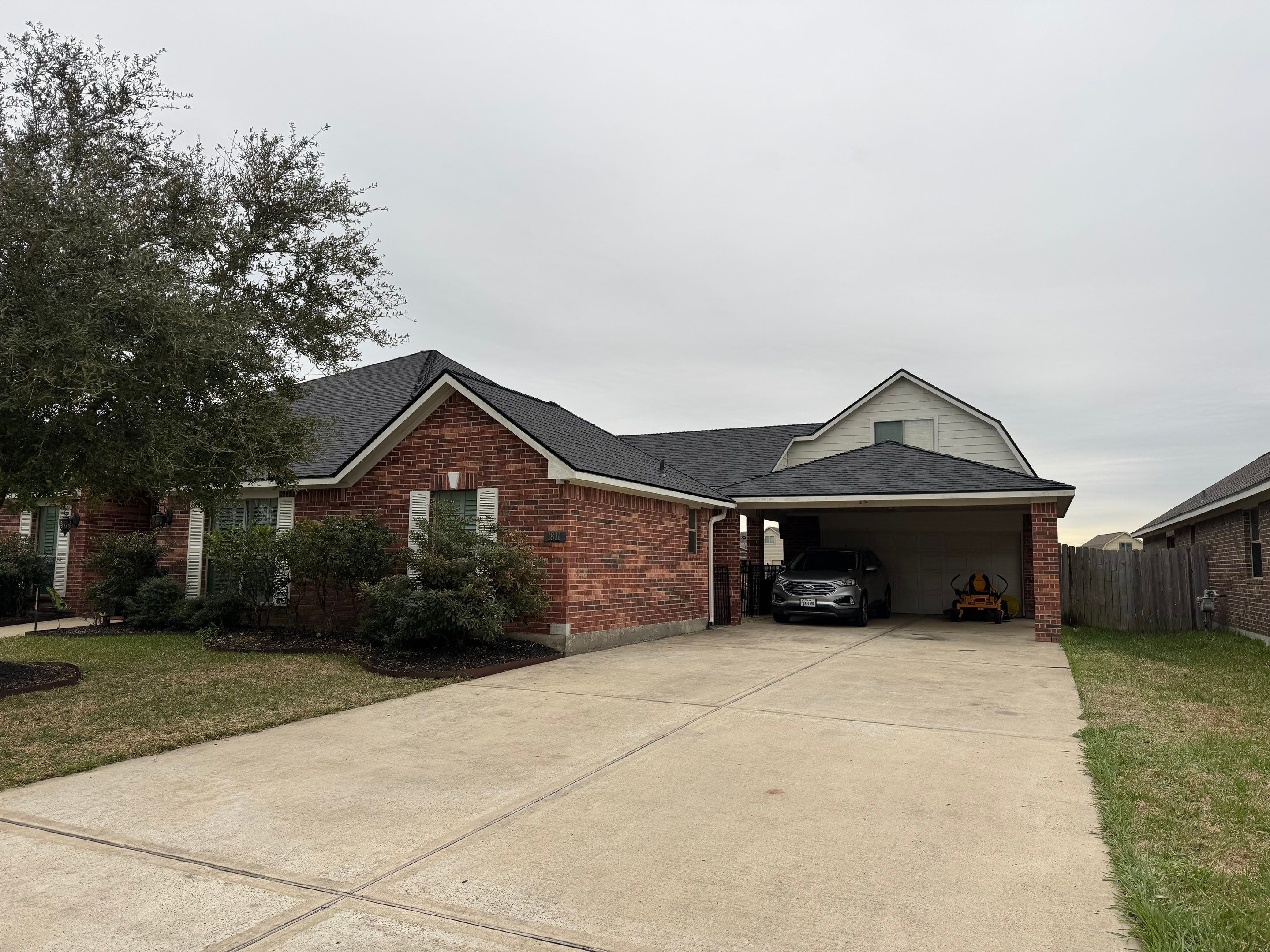 Residential Roof Replacement using GAF HDZ - Charcoal shingles by Elite Roofing LLC