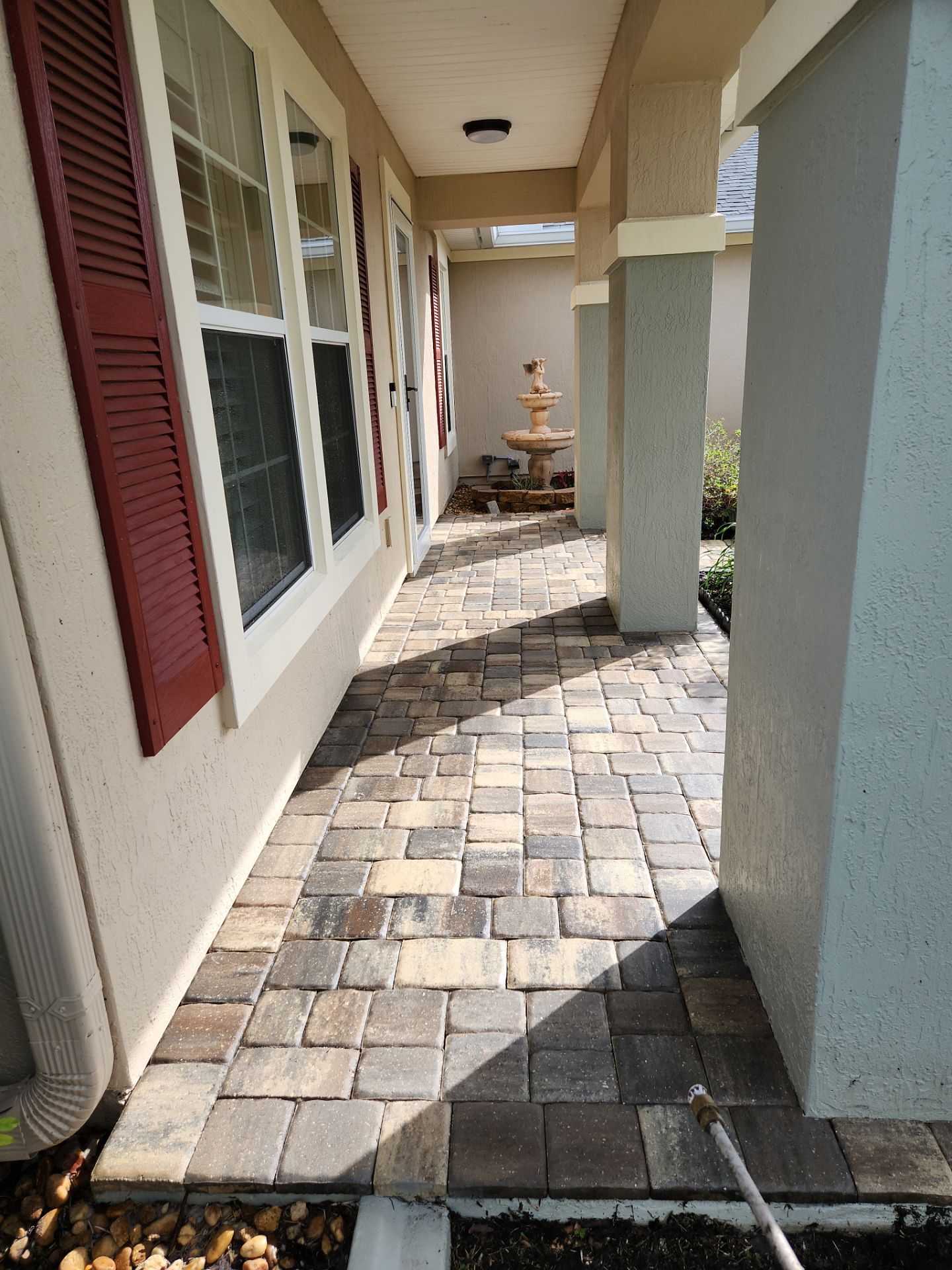 Paver Driveway using Concrete Sealant by DuraSeal
