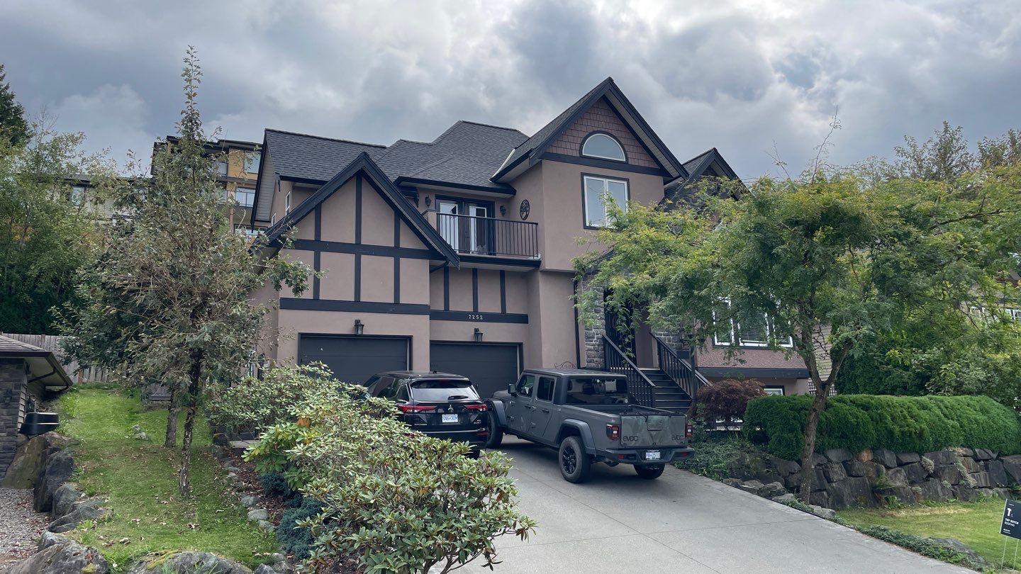 Residential Reroof Shingle using GAF timberline HDZ Charcoal by Top Notch Roofing Inc