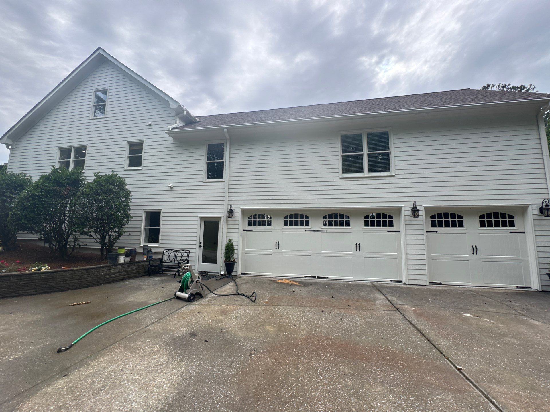 Full Exterior Painting and Siding Update in Powder Springs, Georgia by Swift Home Renovations