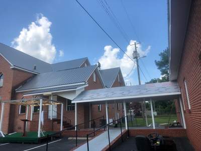 Commercial Roofing Installation - East Laurinburg Baptist Church