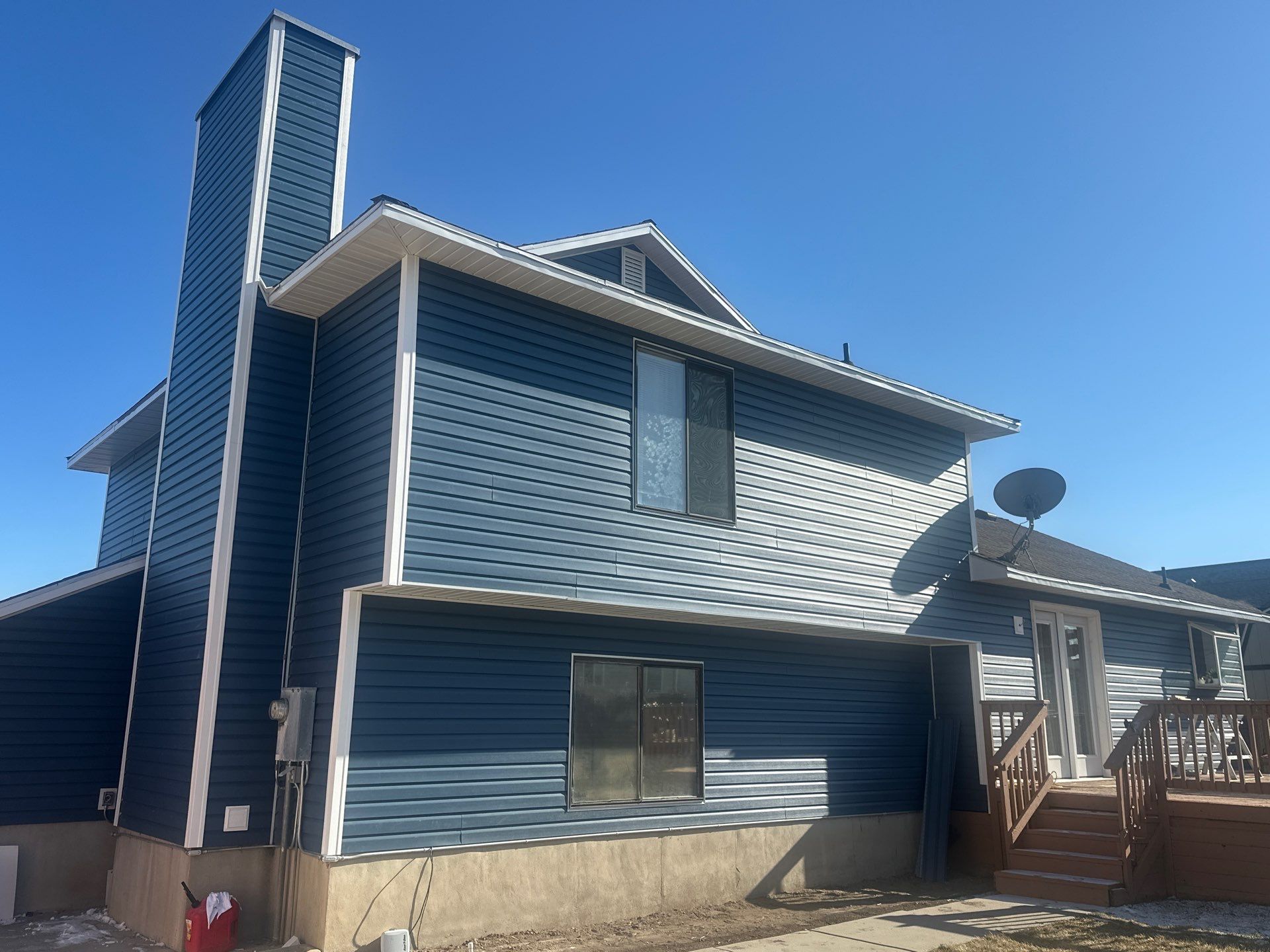 Project in West Jordan by Master Rain Gutters.