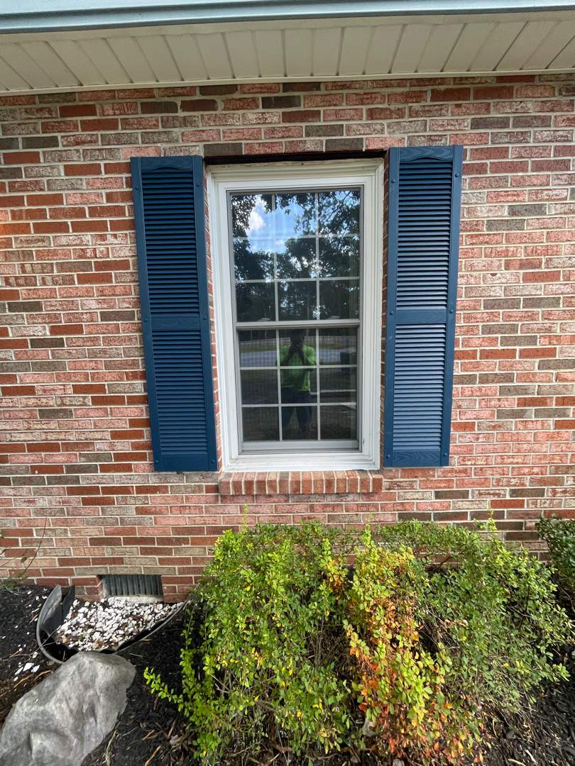 Shutters using Mid America Louvered by ExteriorPros