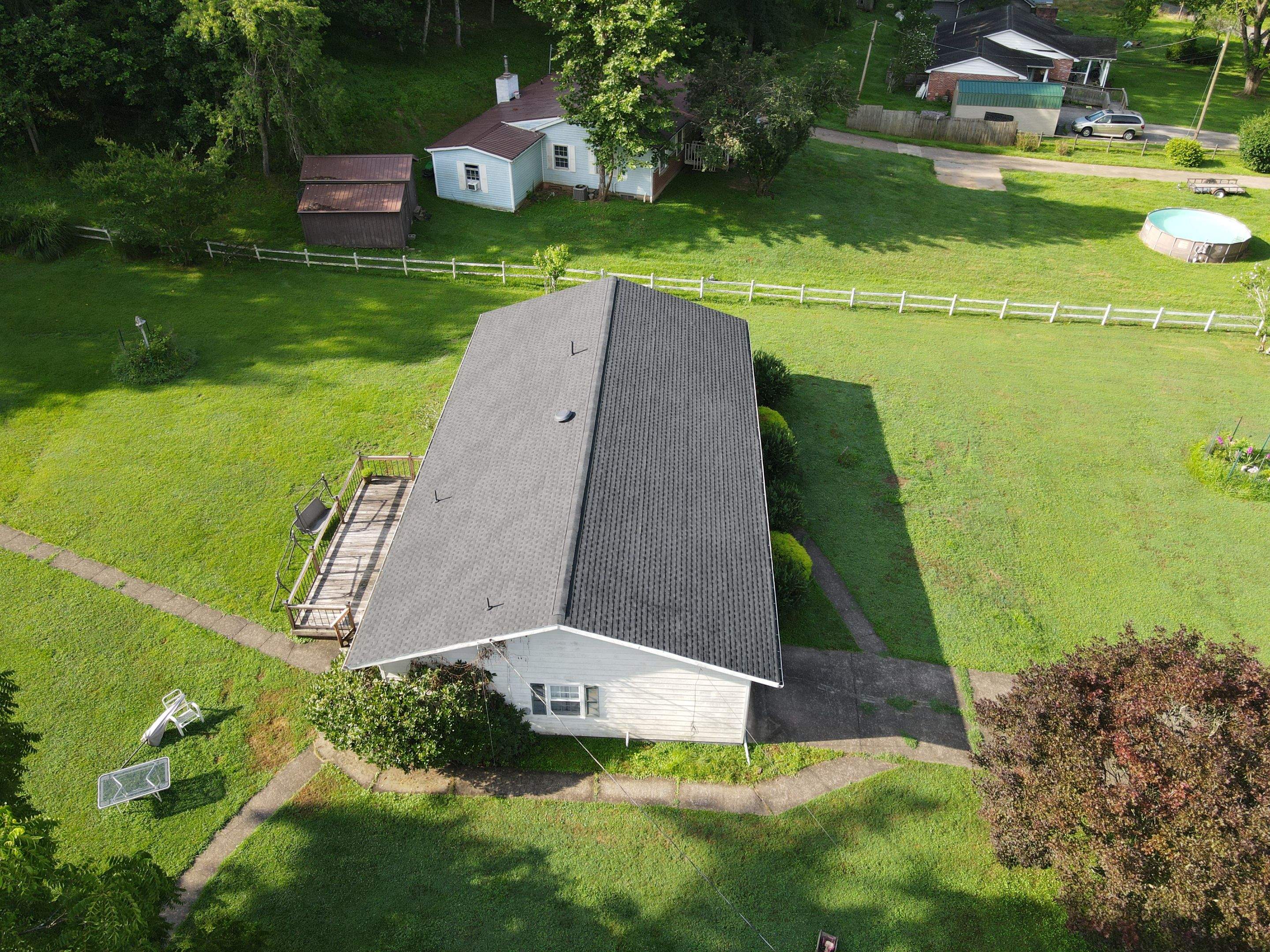 Residential Roofing Installation using GAF Timberline HDZ Charcoal by Rainstoppers Roofing