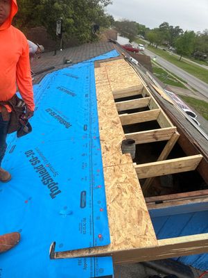 Residential Roofing Installation using Owen's Corning Duration (Lifetime) Shingles