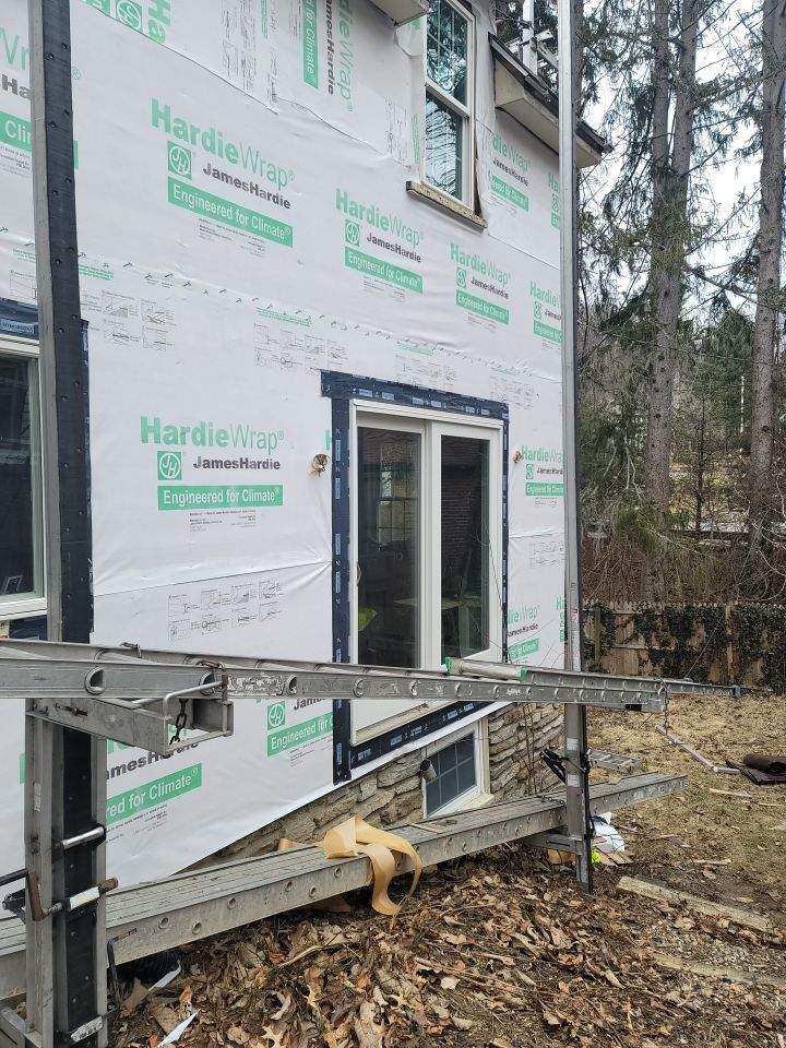 Siding Installation using James Hardie by UBrothers Construction