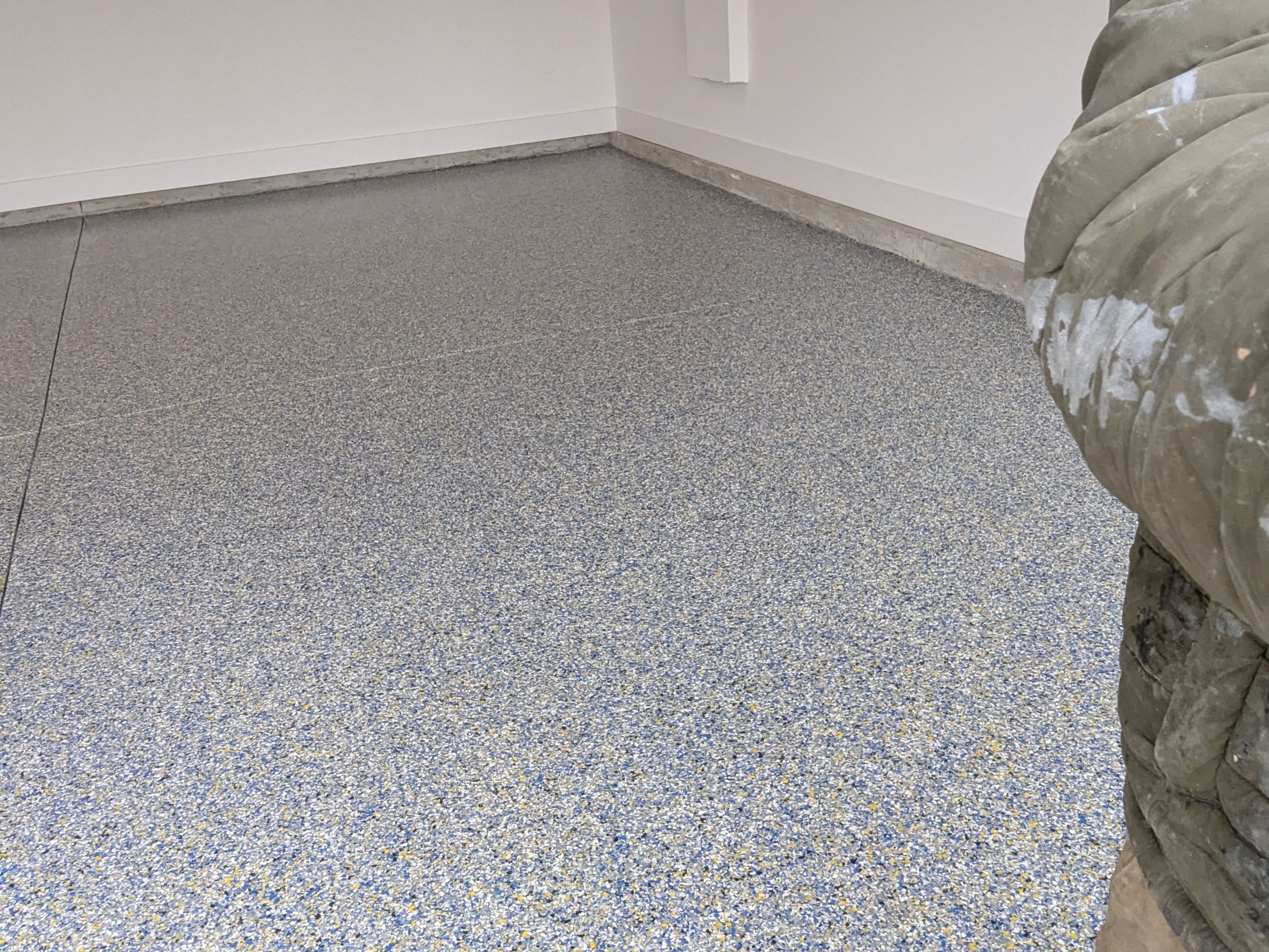 Garage Floor Coating using Custom Color by My Garage Floor Guys