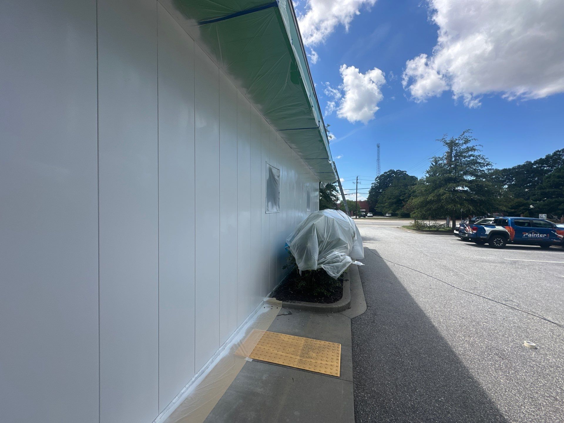 Commercial Exterior Painting for Greenville Parking Services Facility by Painter1