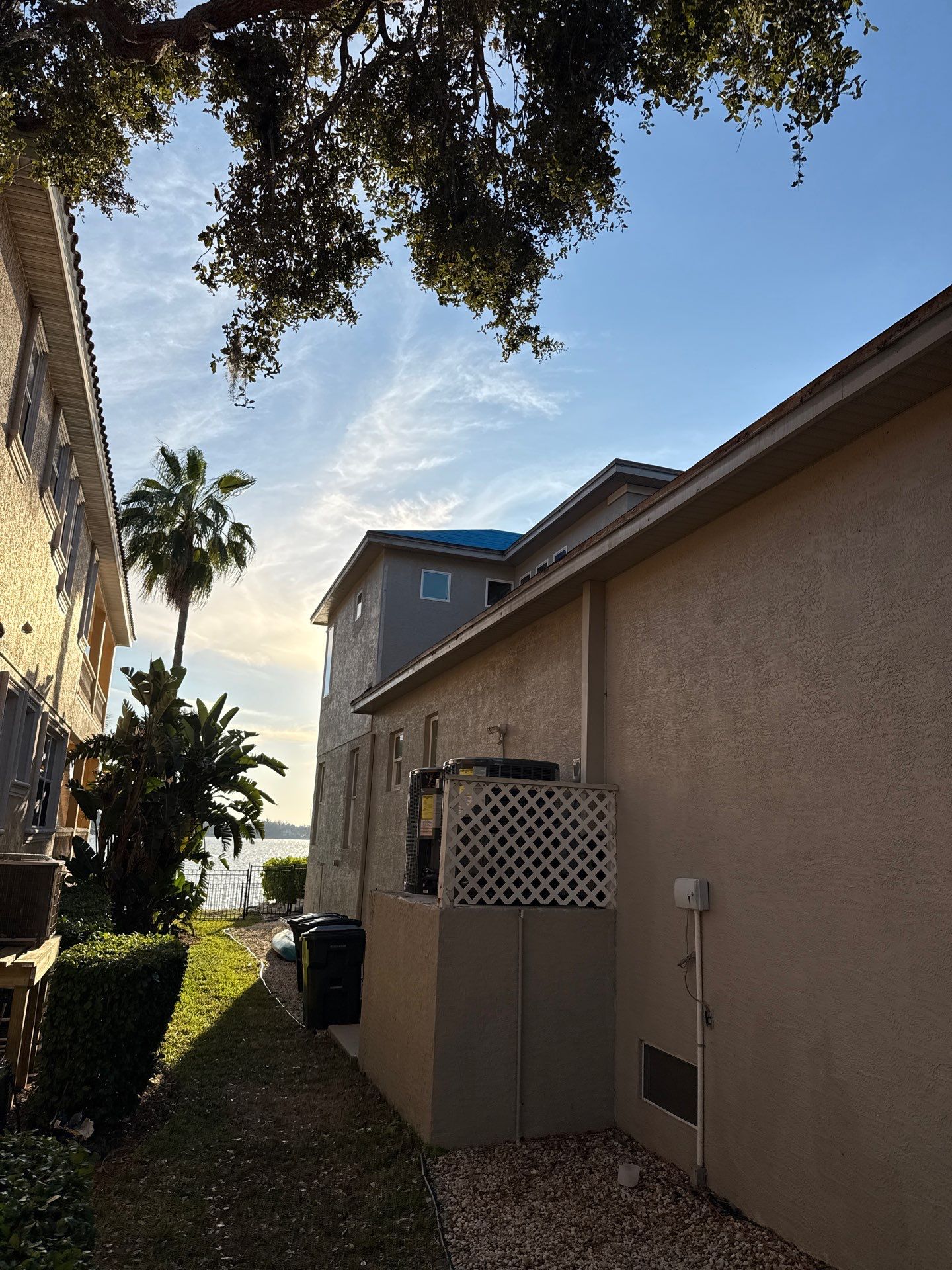Soffit and Fascia Installation and black seamless gutters in Sarasota FL by Gutter Professors