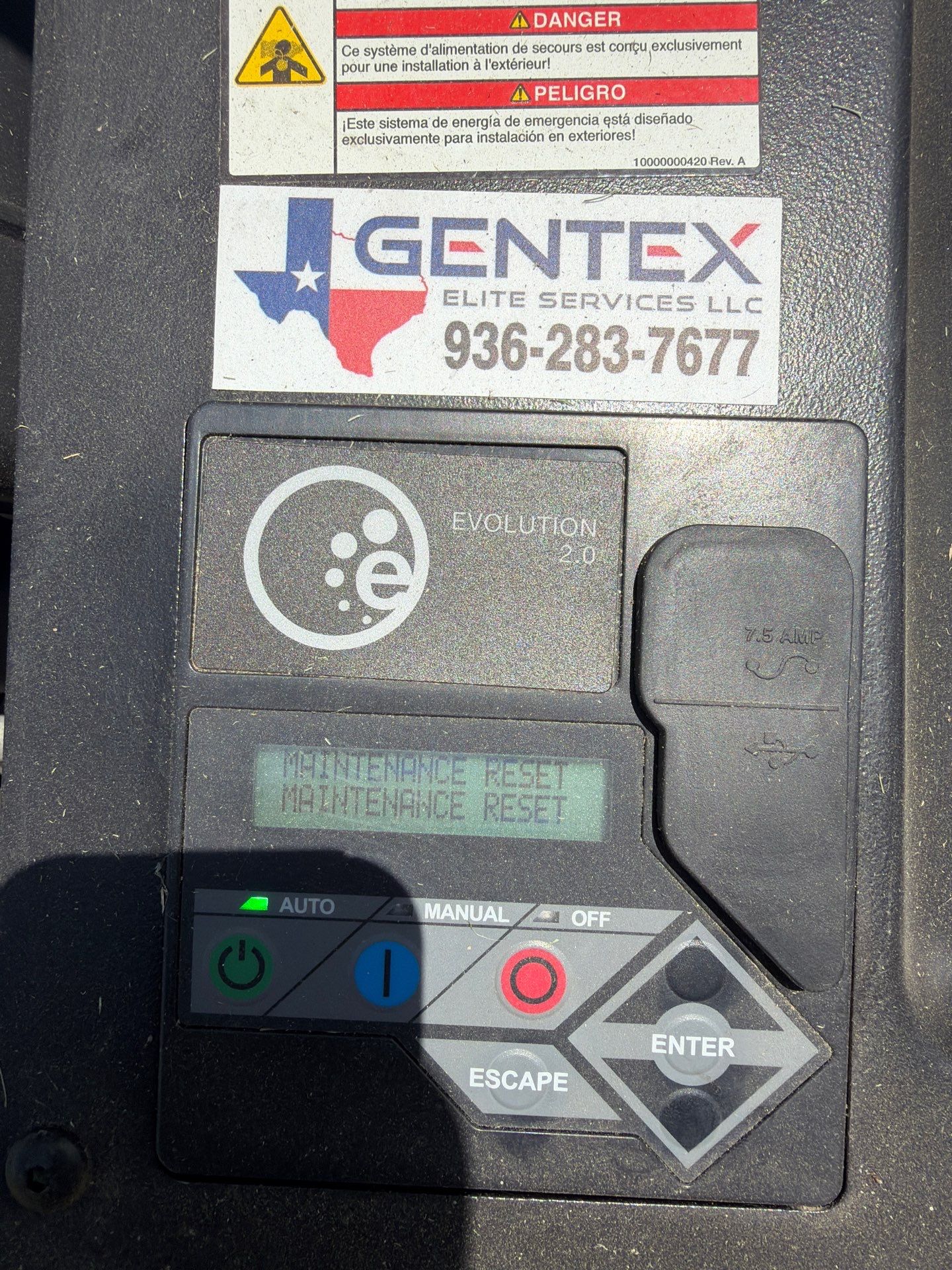 Generac Standby Generator Maintenance in Montgomery, Texas by GenTex Elite Services