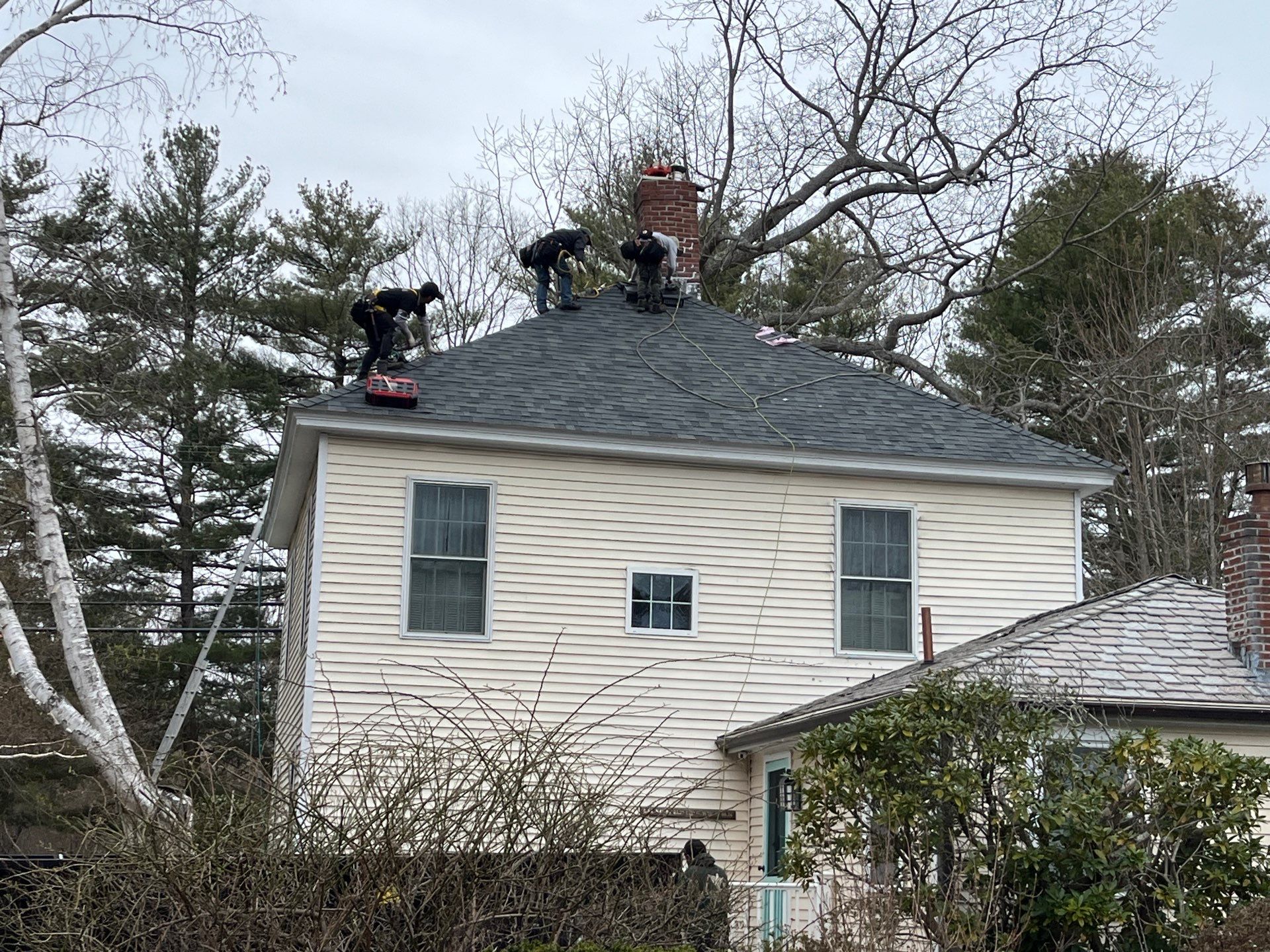 Everlast Siding, and New Asphalt Roofing in New Castle, NH by Tall pine roofing
