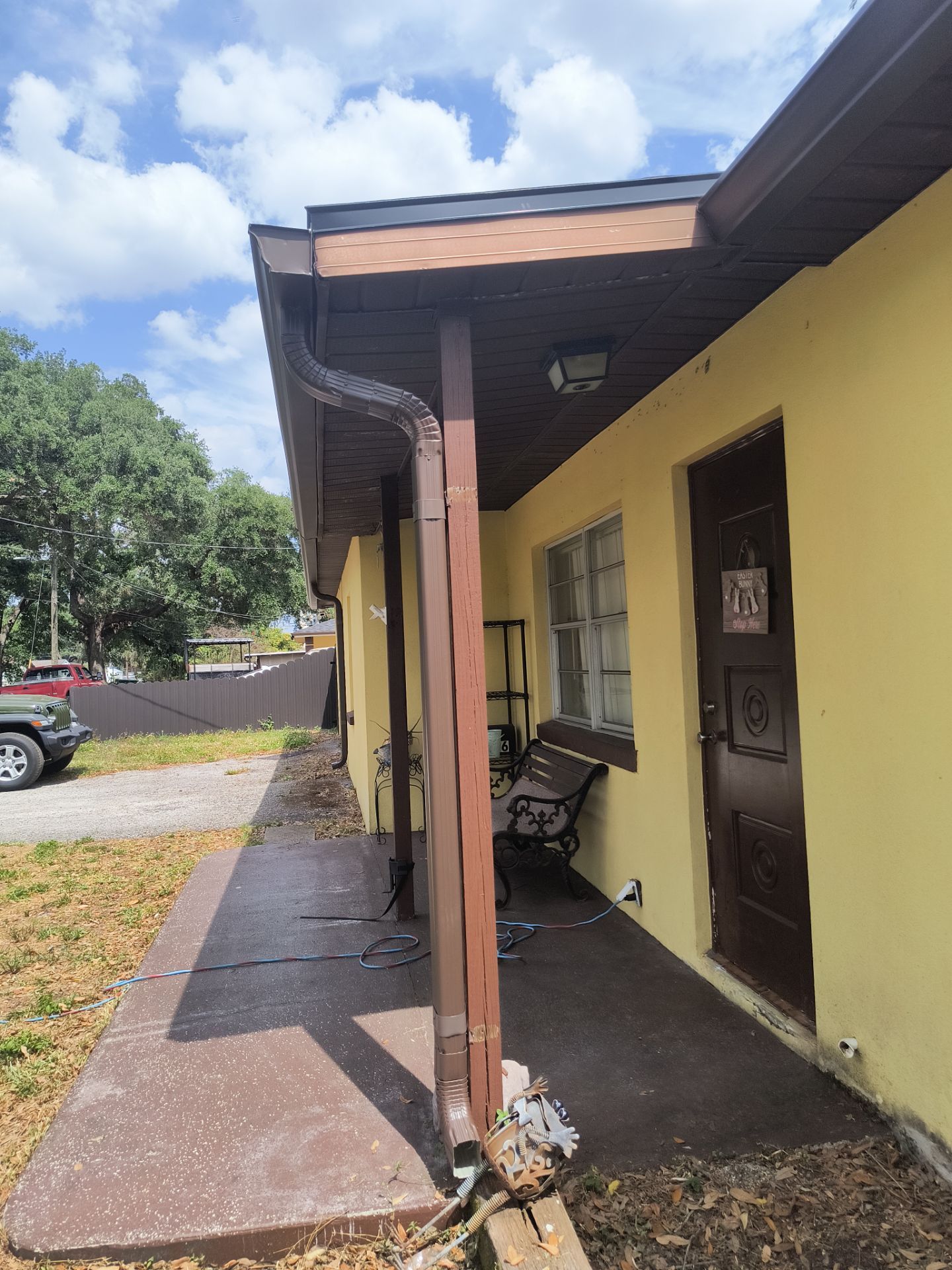 Musket Brown 6-Inch Gutters in Tampa FL by Gutter Professors