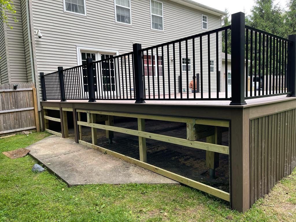 New Deck in Robinsville by deck guardian