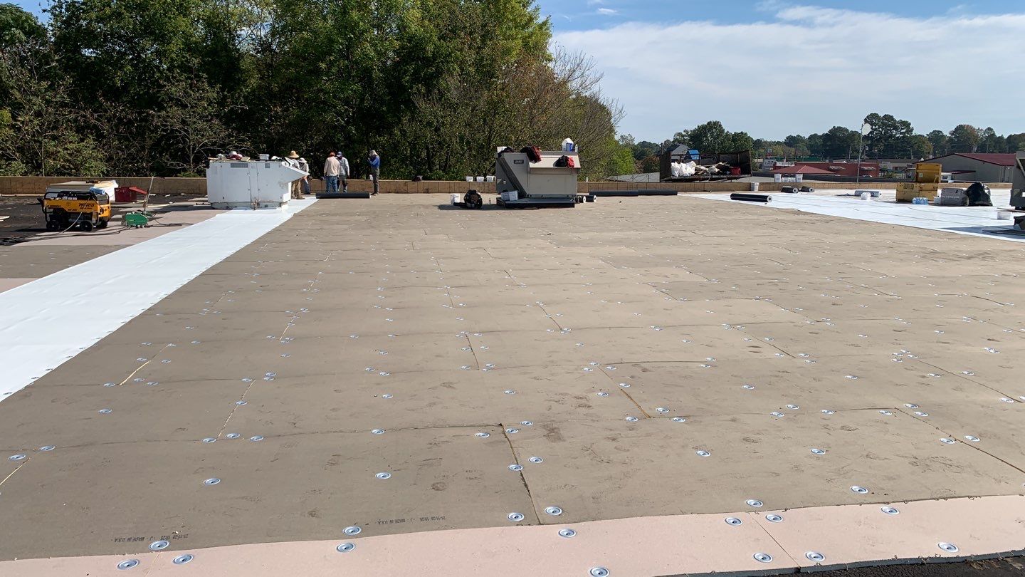 VA Clinic/Tractor Supply in Idabel, Oklahoma by Hostetler Roofing