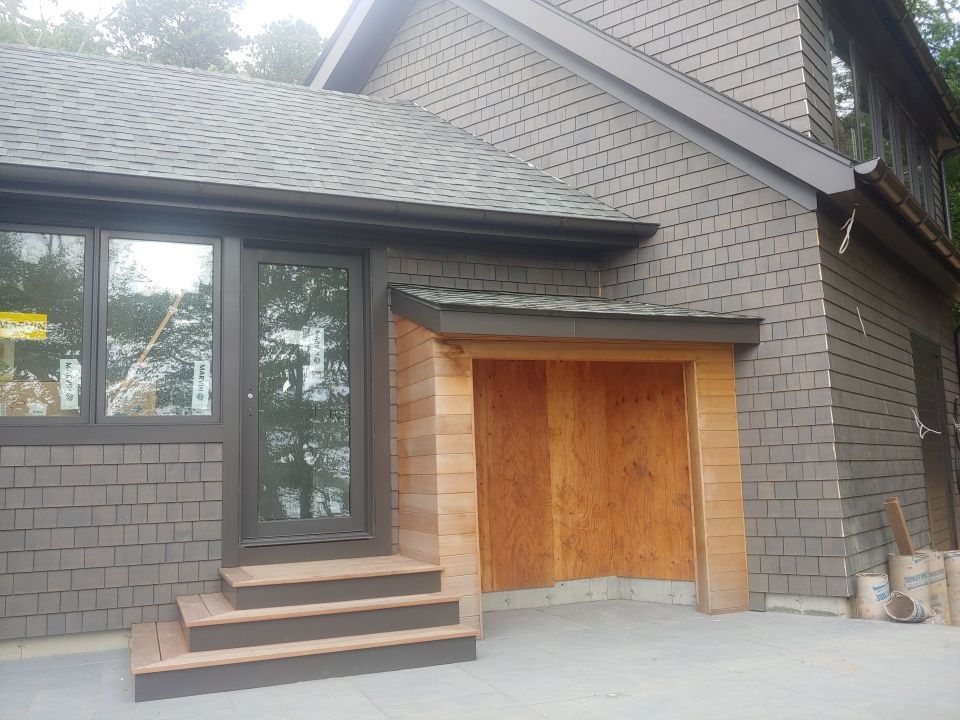 Gutter Installation using Half Round Aluminum Gutter in Brewster, MA by Gutter Pro Enterprises
