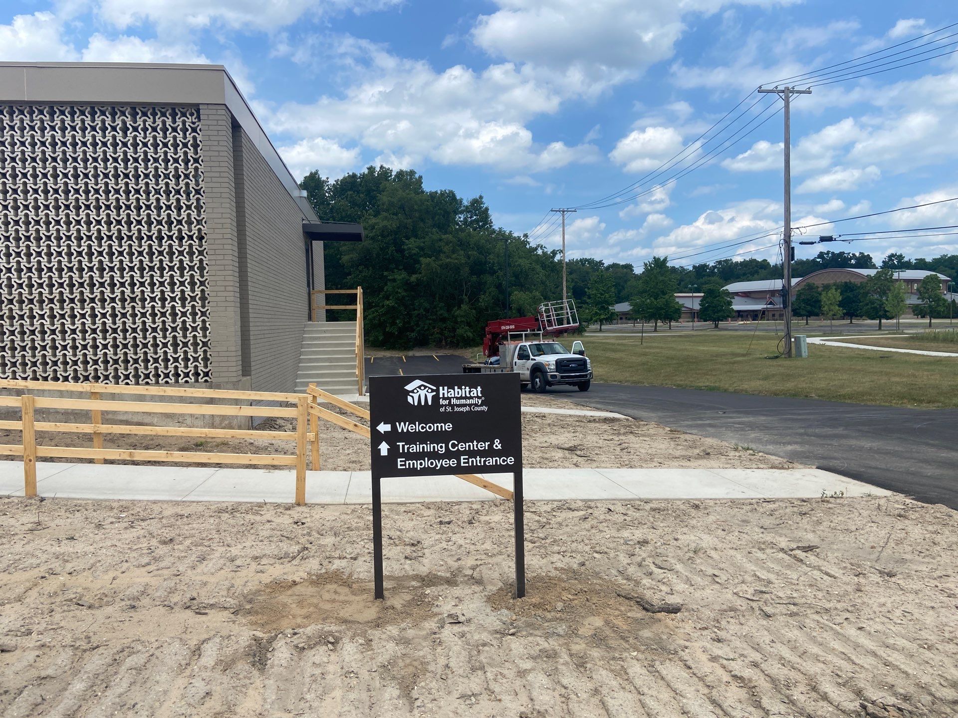 Custom Environmental Graphics and Comprehensive Signage in Mishawaka by Hayes Design co