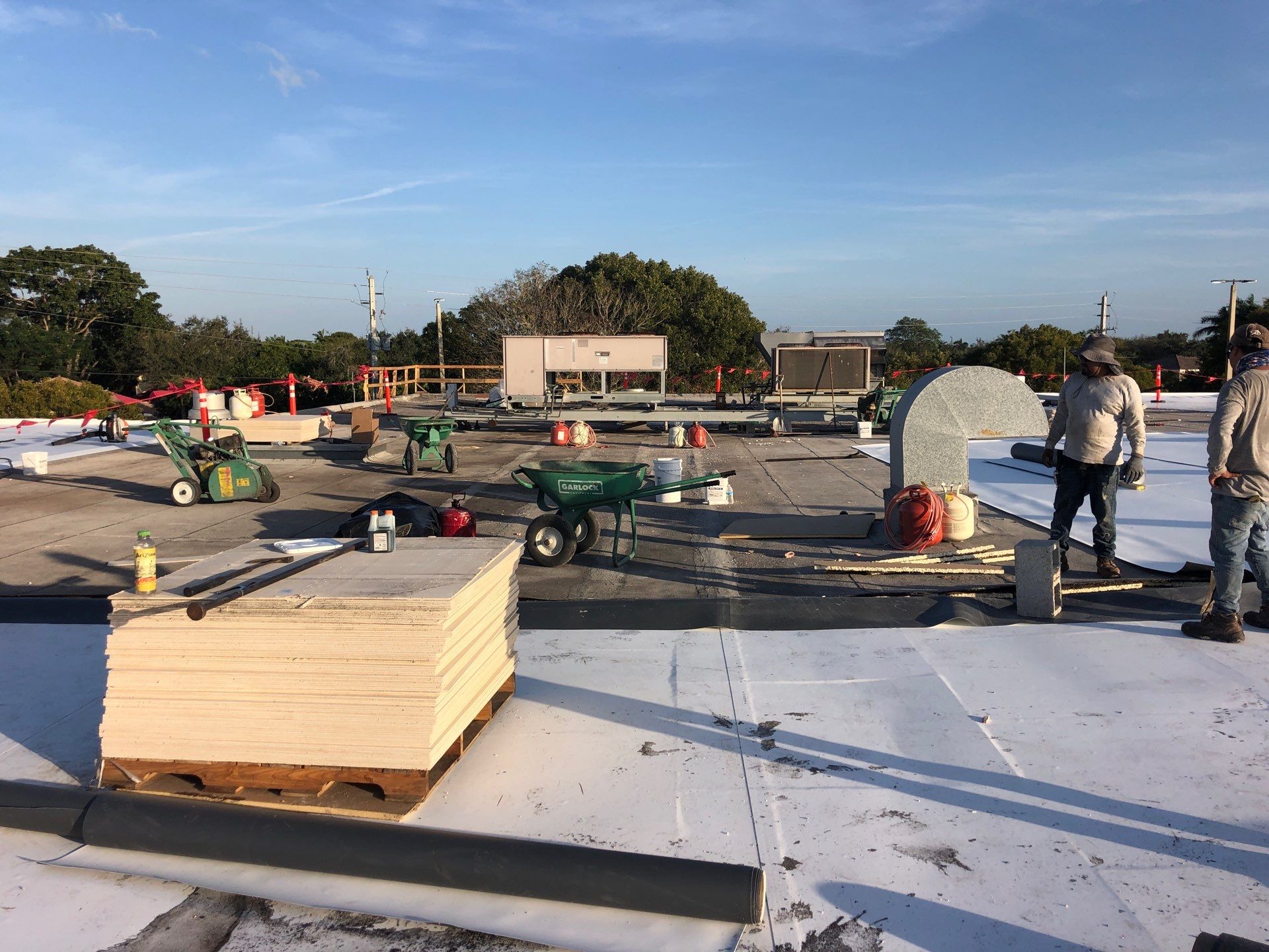 Commercial Re-Roof using GAF TPO by First Due Roofing
