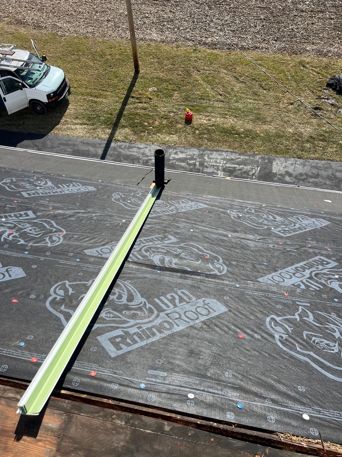 Residential Roofing Installation using Duration Series Shingles - Driftwood by RoofX 