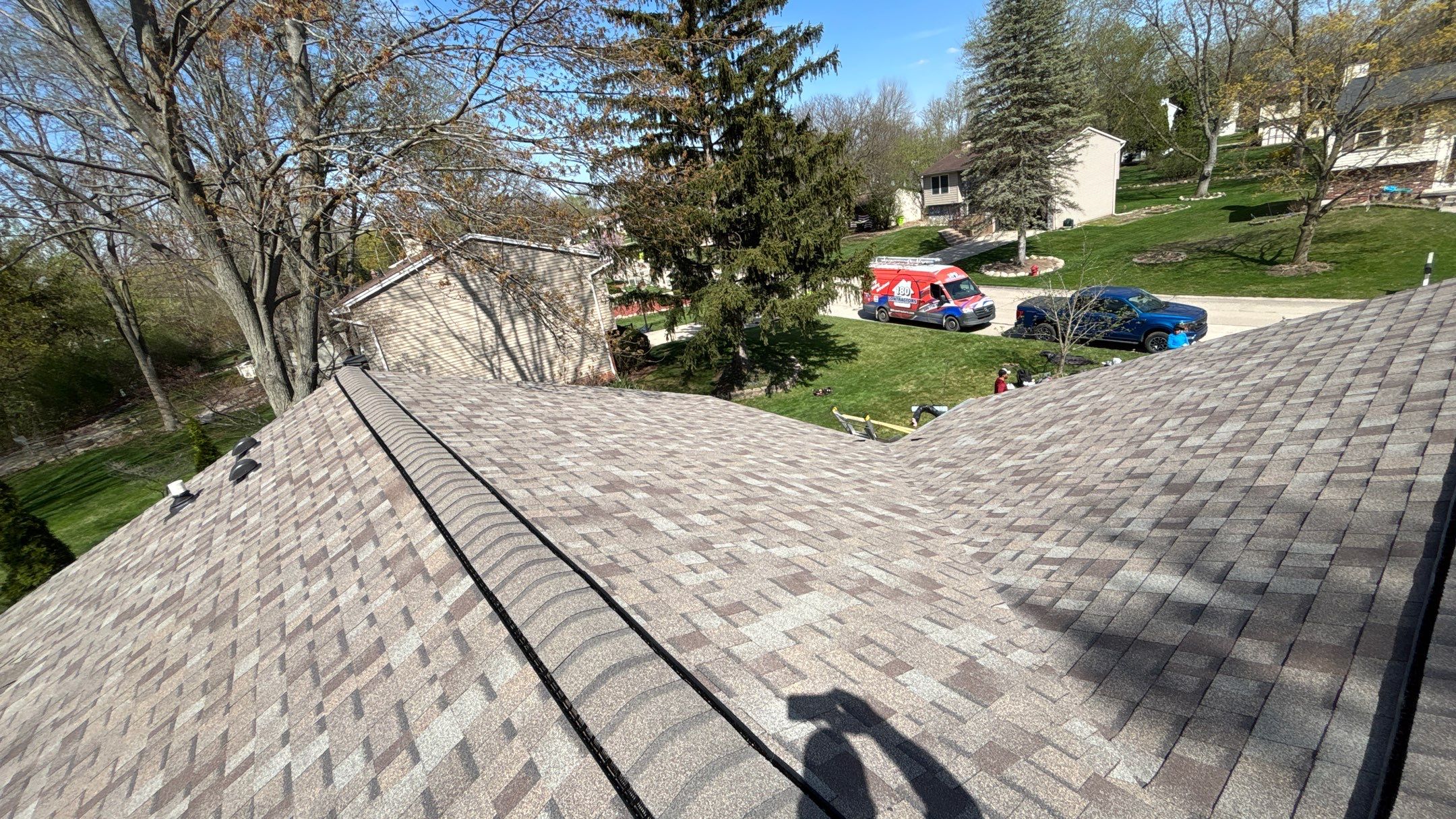 Roof Replacement using Owens Corning Driftwood by 180 Contractors