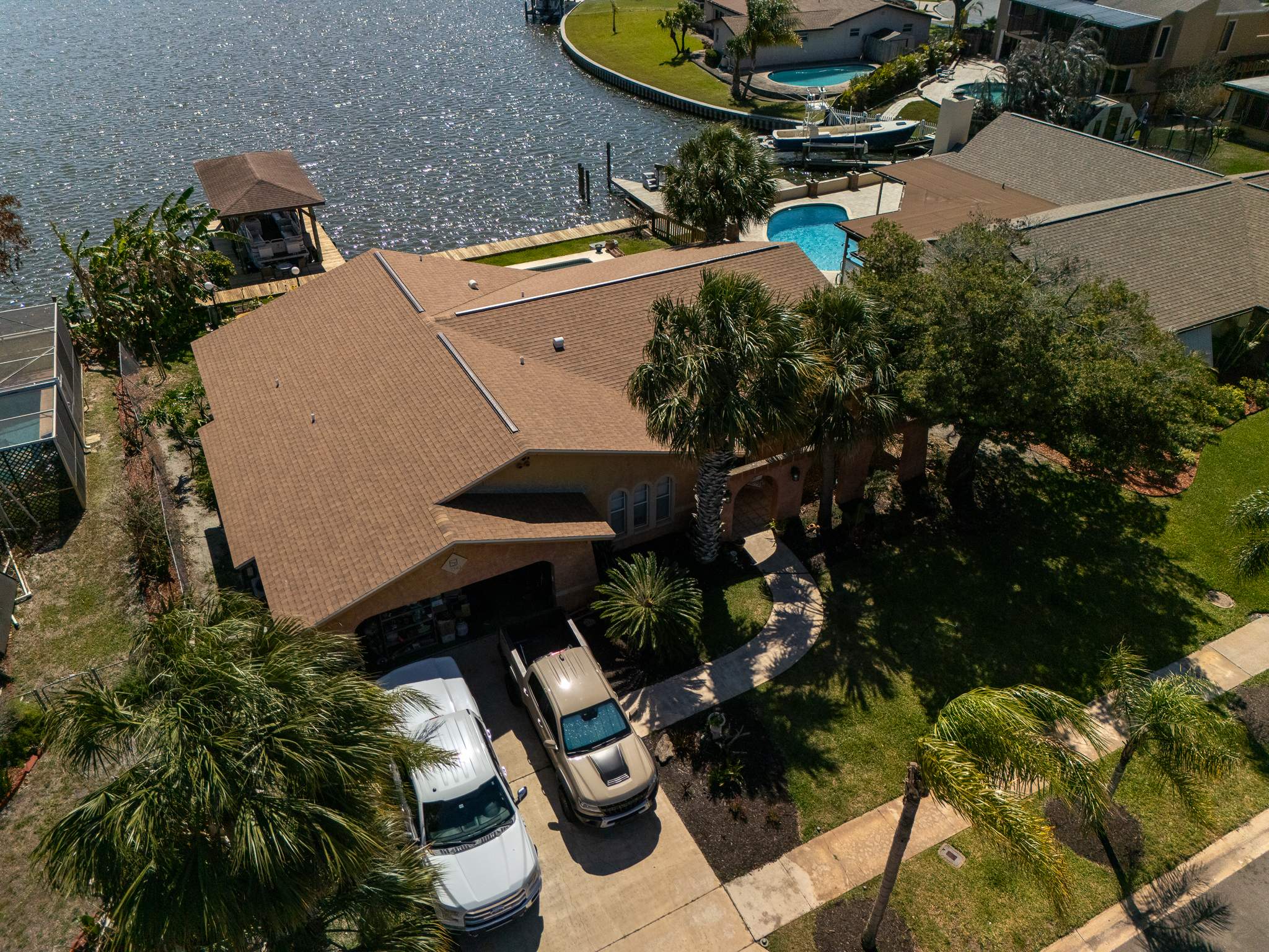 Merritt Island Architectural Asphalt Shingle Roof Replacement and Deck Repair by Wiedmann Construction & Roofing