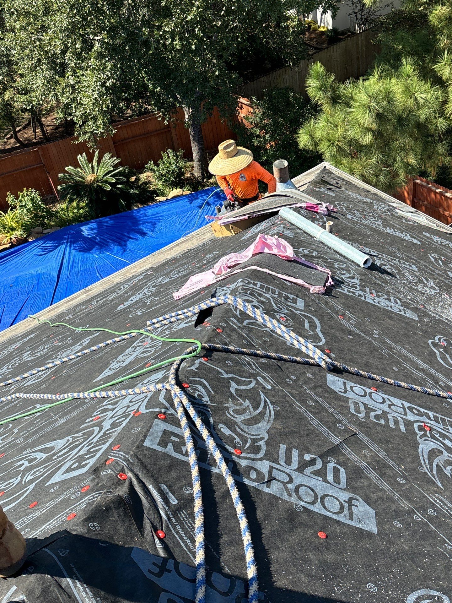 Residential Roofing Installation using Owen's Corning Duration (Lifetime) Shingles by Roof Repair Company