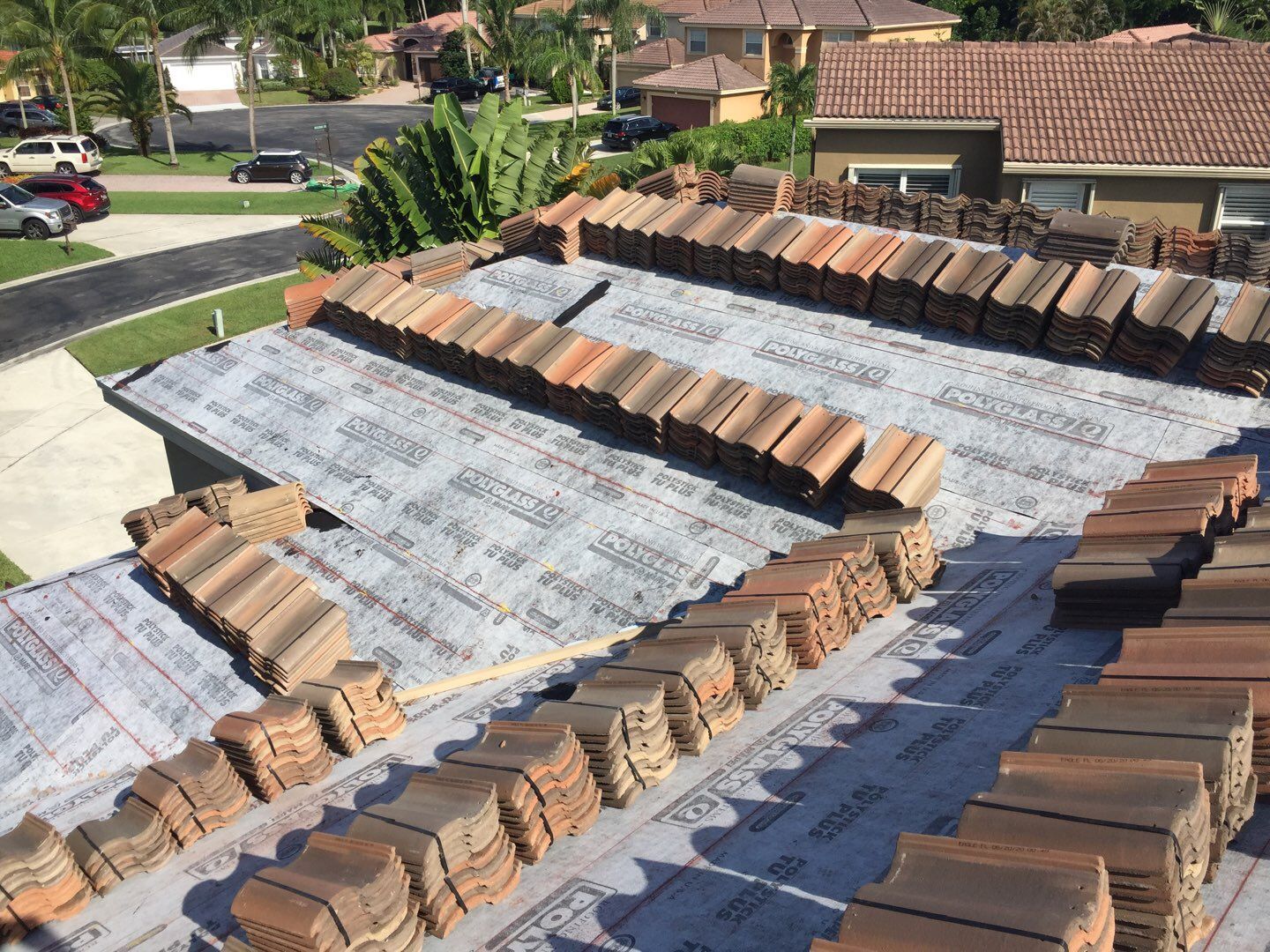 Residential Roofing Installation using Eagle Roofing Tile by BLUES BROTHERS ROOFING