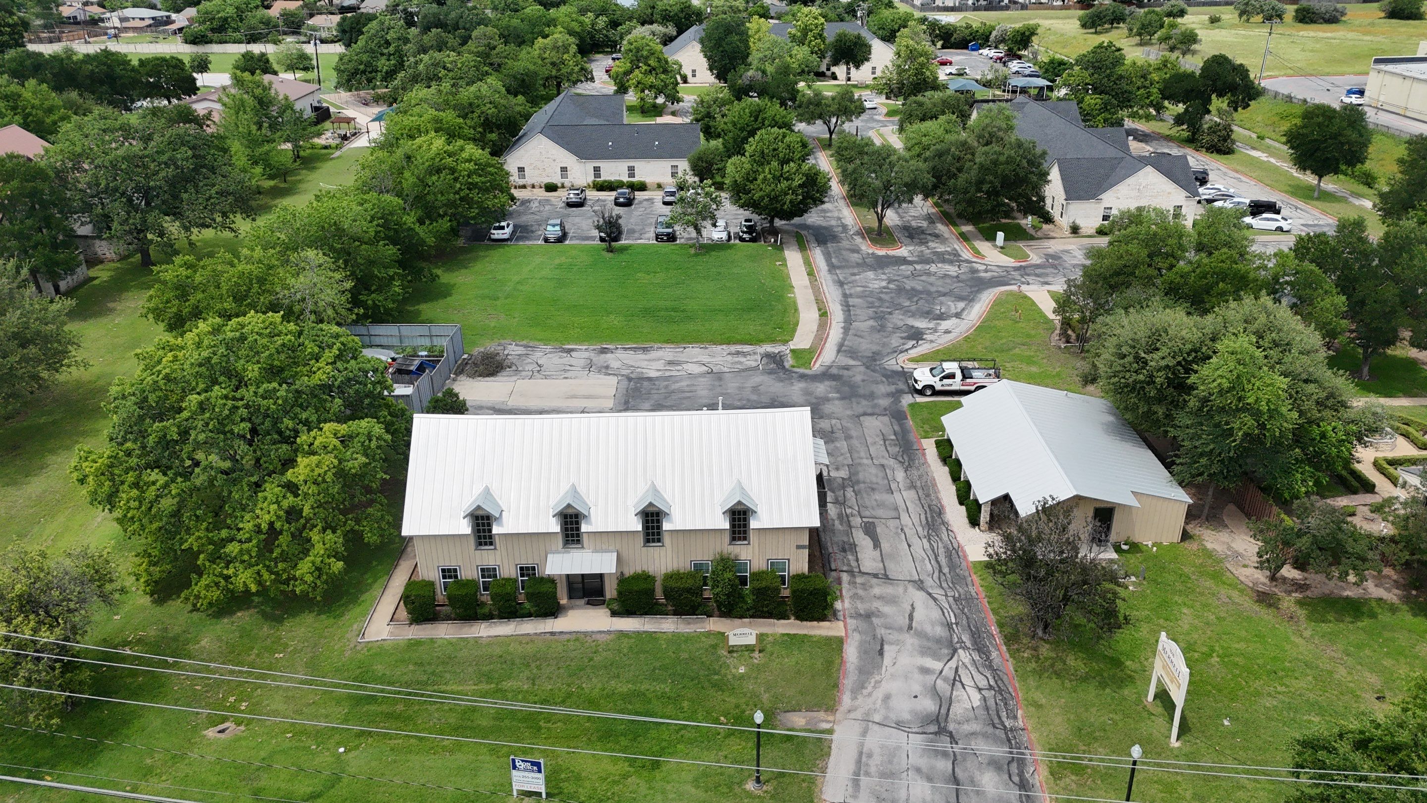 Commercial Roofing Installation using 24 GA Double-Lock - Galvalume by Action Exteriors Austin