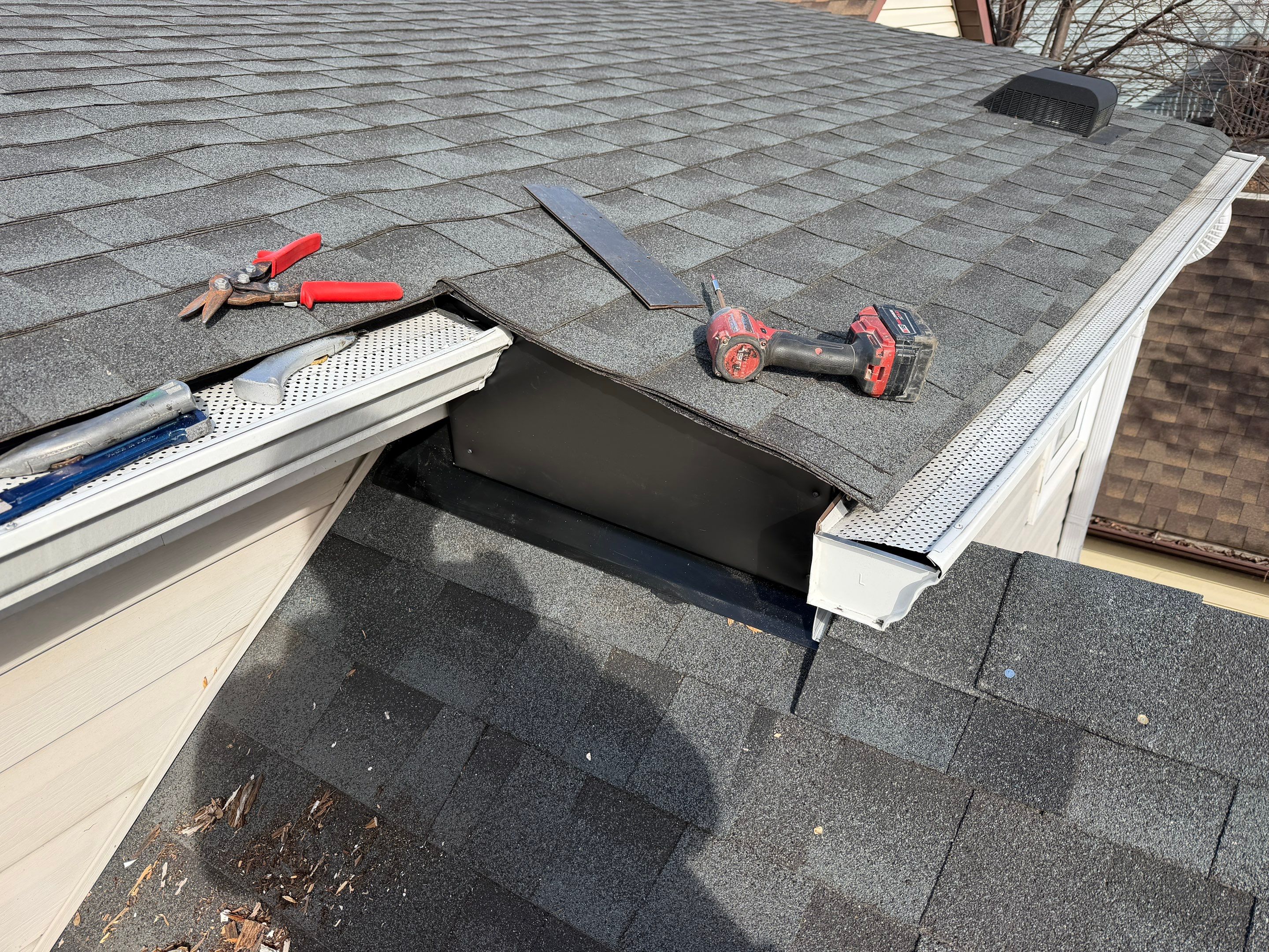 Project in Hamikton by The Roofing Crew